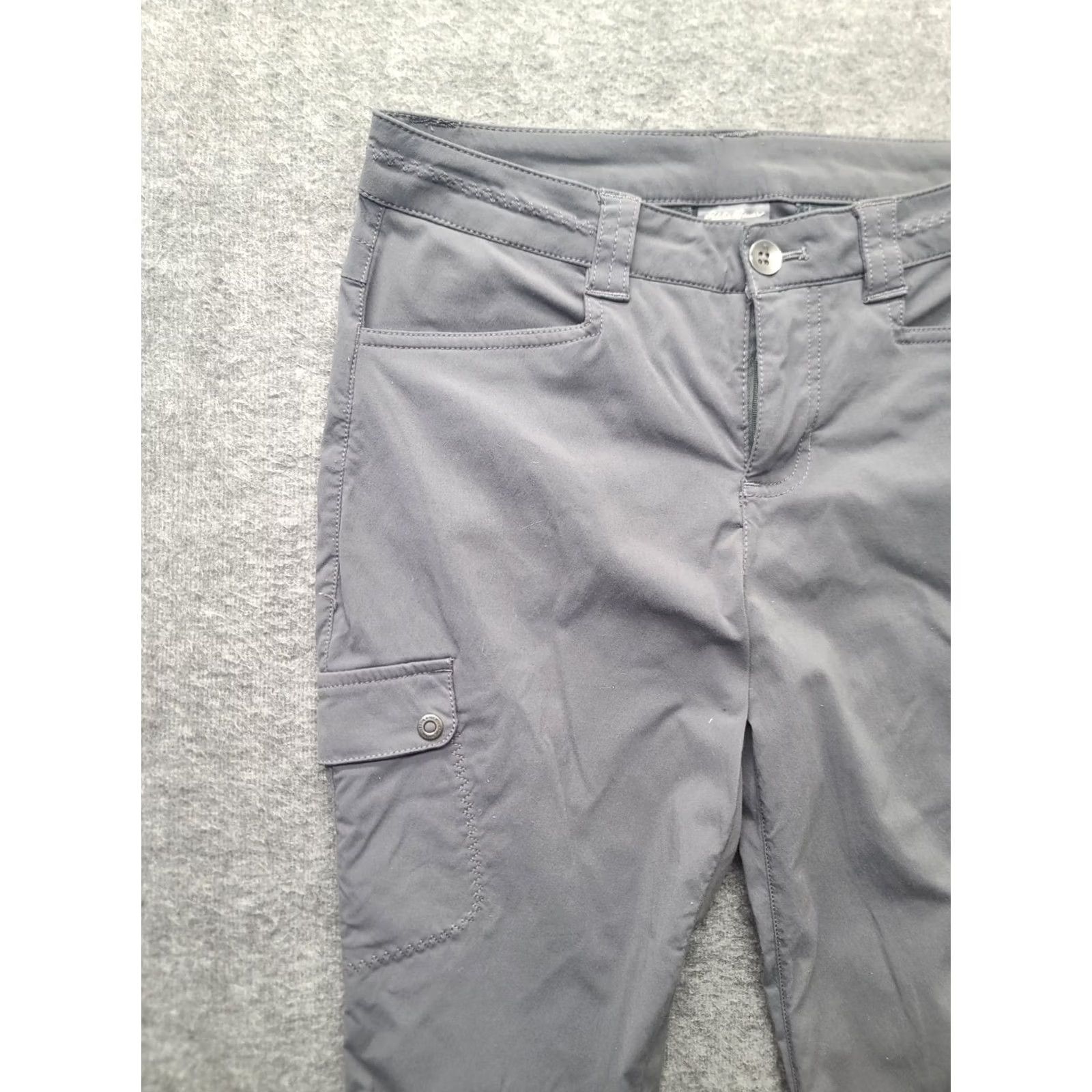 Eddie Bauer Eddie Bauer Capri Pants Womens 2x21 Travex Guide Pro Active Fit Hiking Cargo Capri Pants Travel Workwear Casual Gray 2 N/A Size 28" / US 6 / IT 42 - 7 Thumbnail