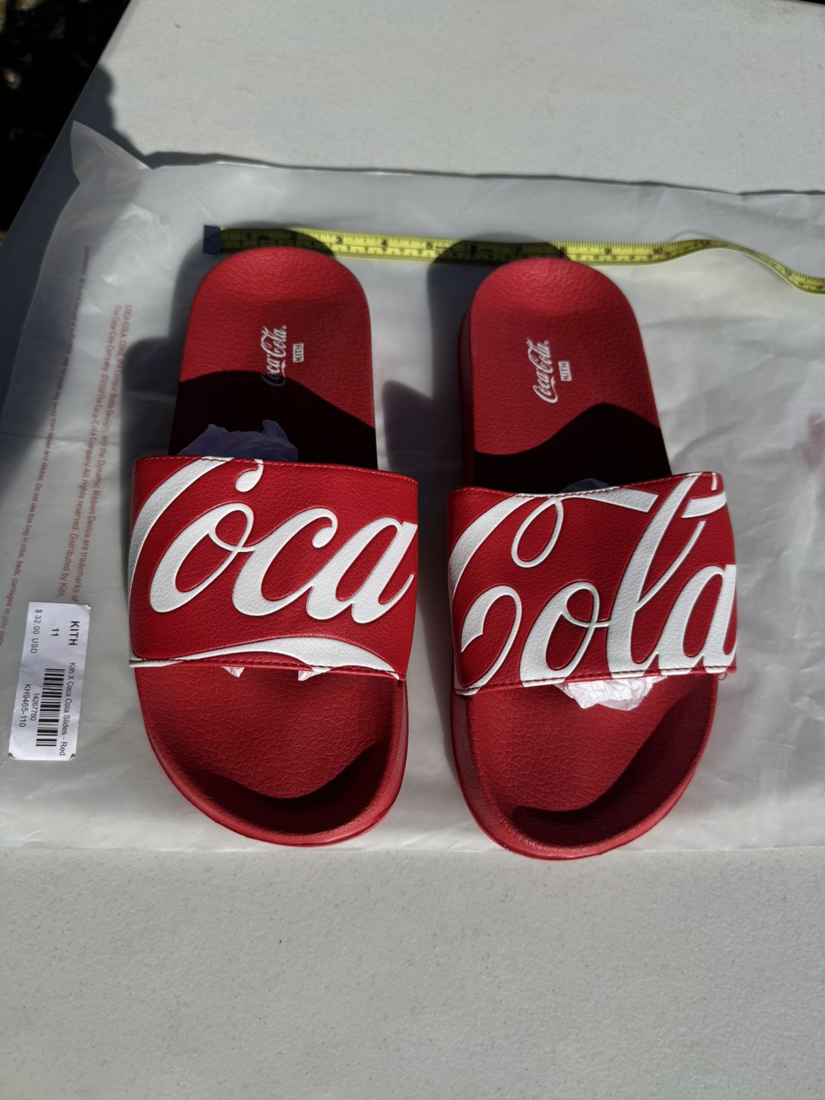 Coca Cola × Kith Kith Coke Red Slides Size US 11 / EU 44 - 1 Thumbnail