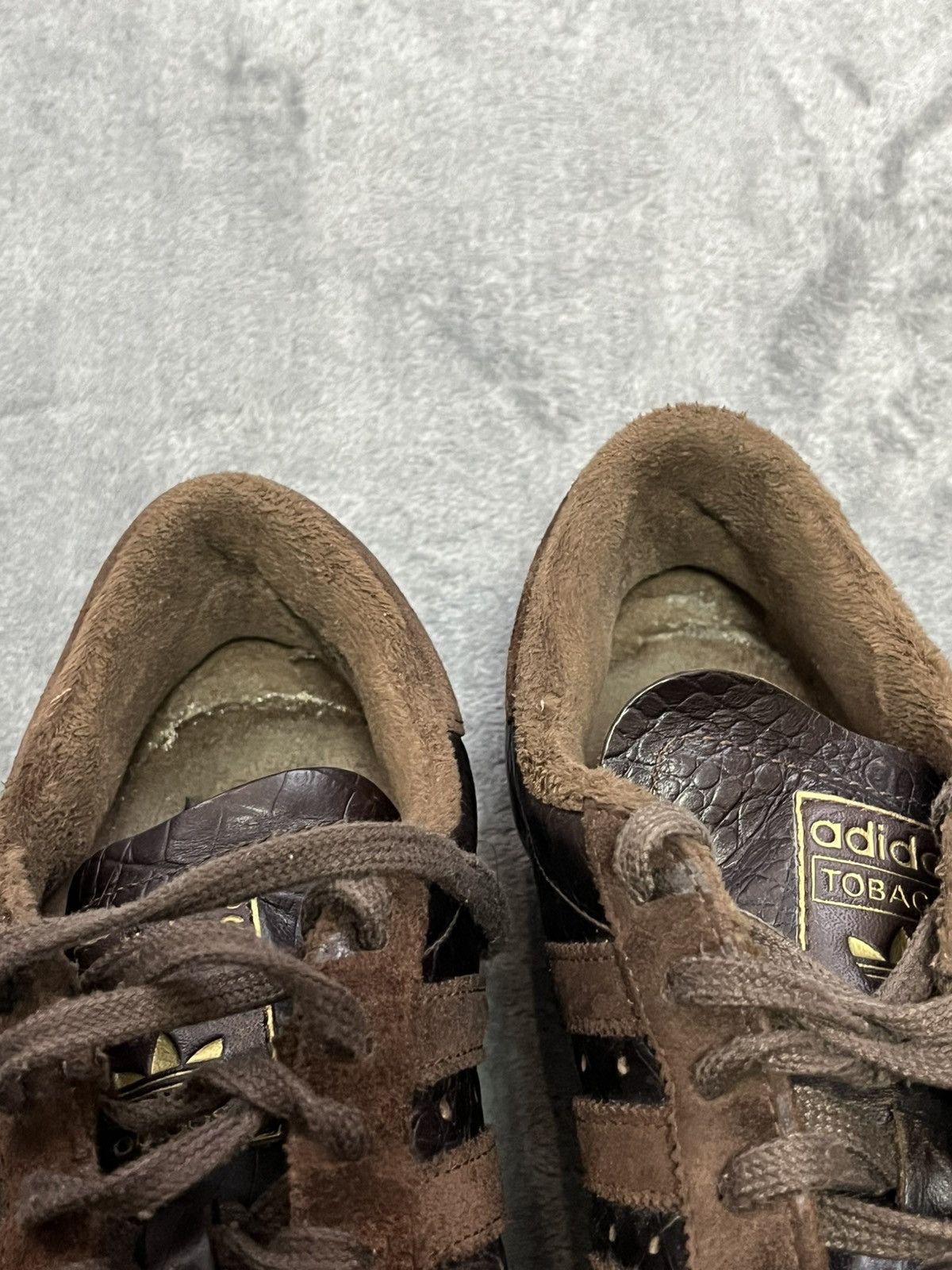 Adidas × Vintage Vintage Adidas Tobacco Leather Brown Low Top Sneakers Y2K Size US 8.5 / EU 41-42 - 11 Thumbnail