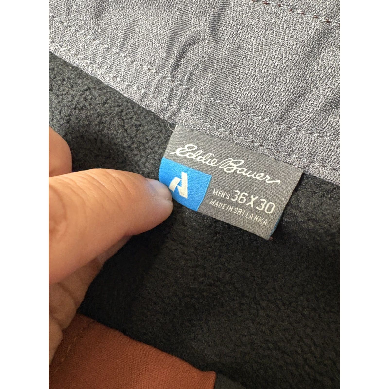 Eddie Bauer VINTAGE? No — Eddie Bauer First Ascent Fleece Lined Pants Mens 36x30 Red Outdoor Hiking Size US 36 / EU 52 - 5 Thumbnail
