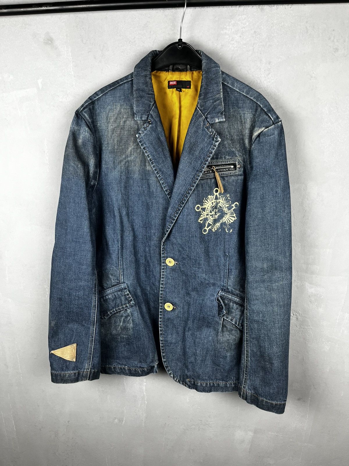 Diesel × Vintage Diesel cowboy denim jacket vintage 90s Size US XL / EU 56 / 4 - 2 Thumbnail
