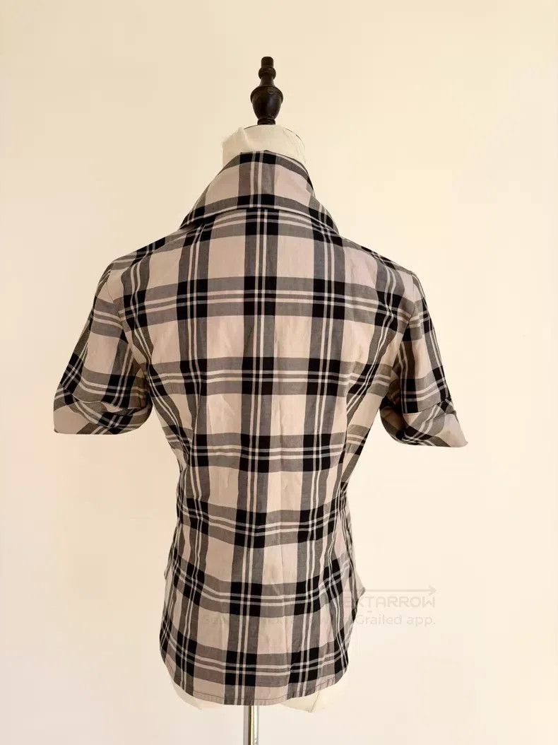 Vivienne Westwood Vivienne Westwood Vintage Irregular Small Tie Beige Plaid Size M / US 6-8 / IT 42-44 - 4 Thumbnail