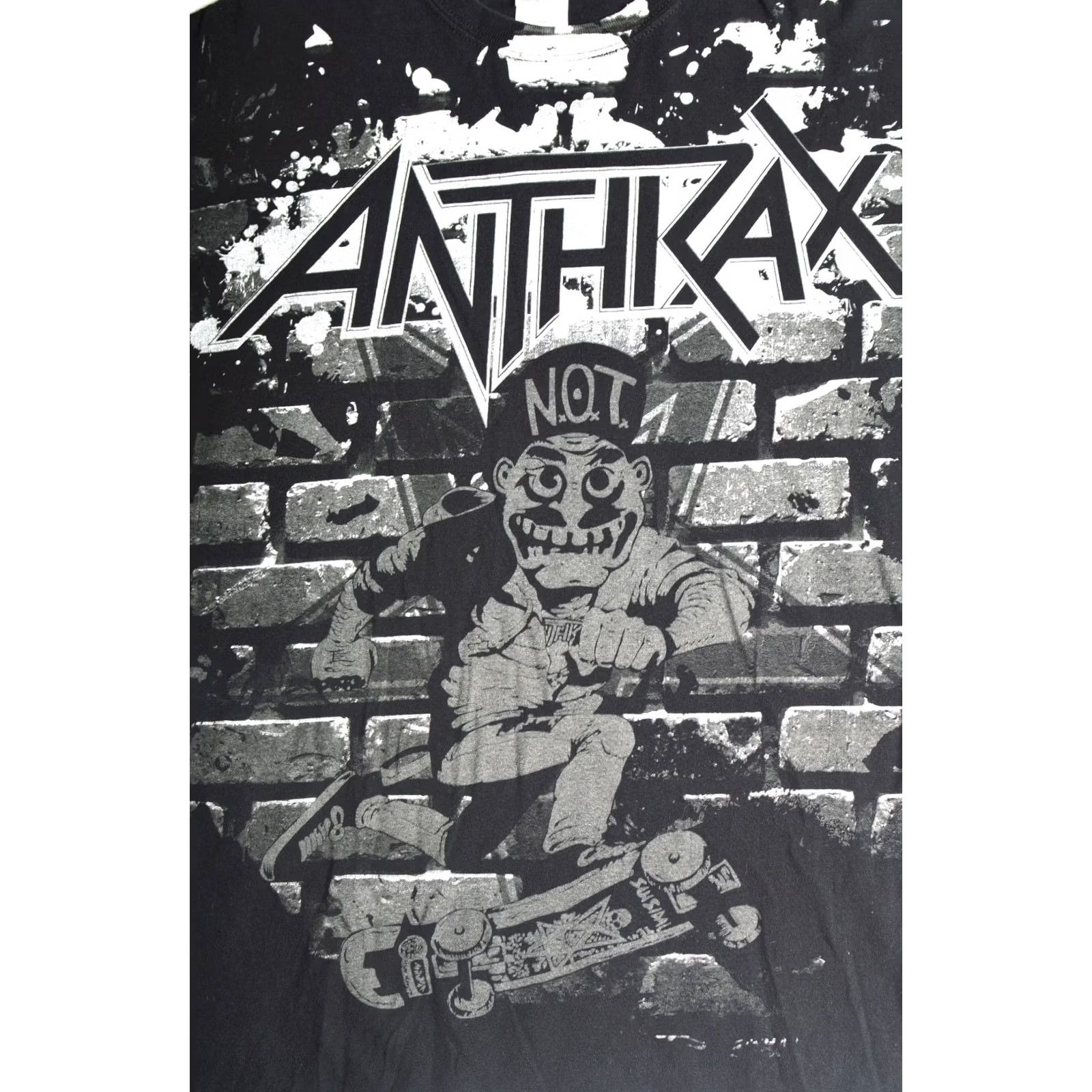 Gildan Gildan Anthrax N.O.T. Man Vintage Rock Thrash Metal T-Shirt Tee XL Black Men XL"} Size US XL / EU 56 / 4 - 2 Thumbnail