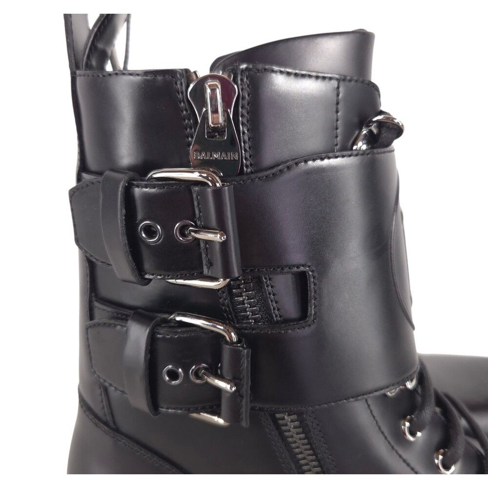 Balmain Balmain B Logo Buckle Ranger Combat Boots Mens US 10 IT 43 Size US 10 / EU 43 - 6 Thumbnail