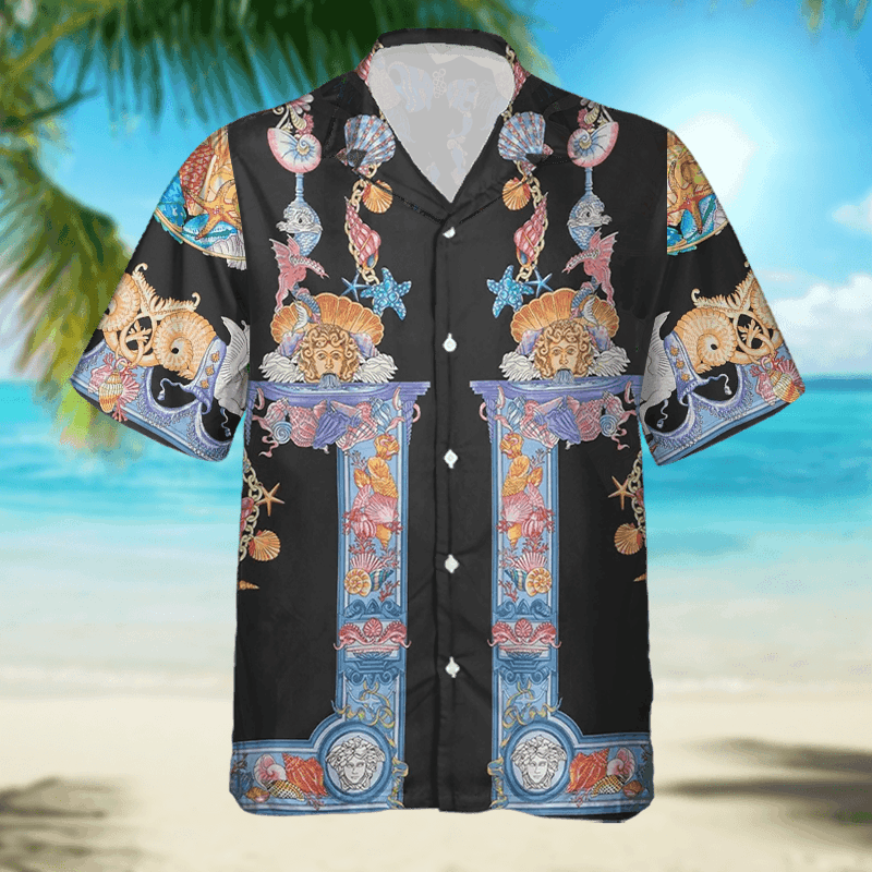 The Unbranded Brand Coral Theatre Shirt | Artistic Drama, Relaxed Silhouette Size US S / EU 44-46 / 1 - 3 Thumbnail