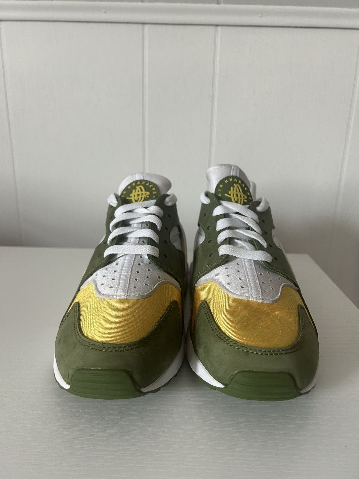 Nike × Stussy Stussy x Nike Huarache Dark Olive 2021 Size US 8 / EU 41 - 3 Thumbnail