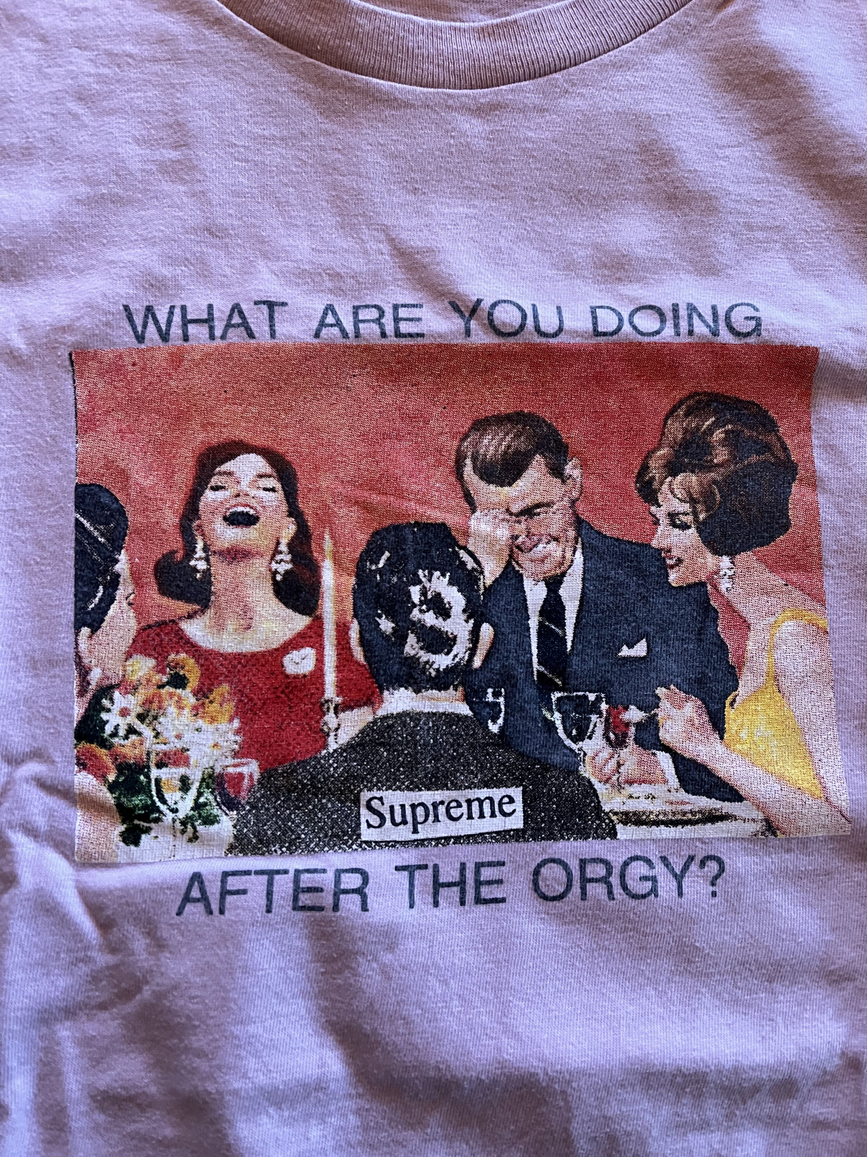 Supreme Supreme Orgy Tee Size US L / EU 52-54 / 3 - 2 Thumbnail