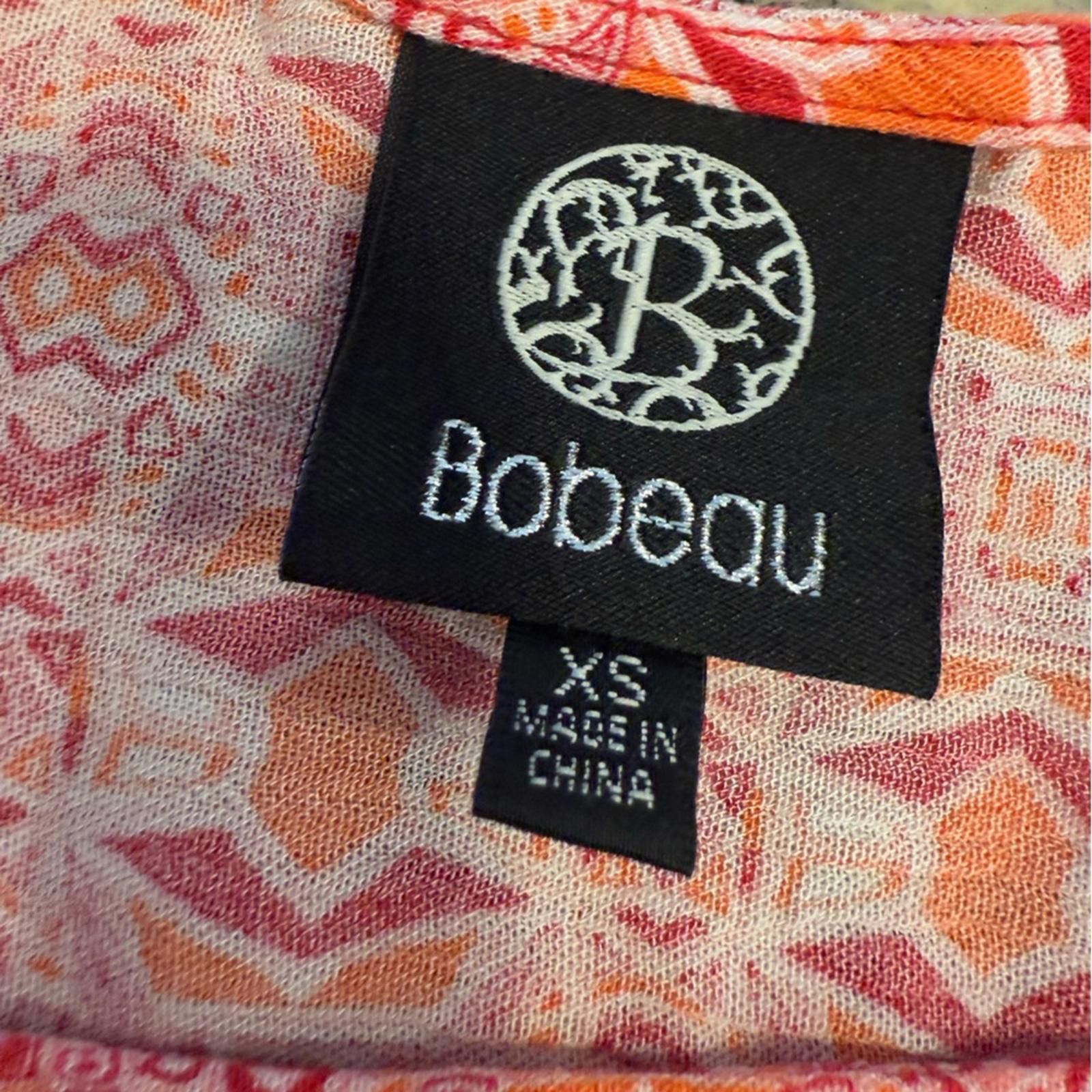 Other Bobeau boho pink white Lagenlook top SZ XS Size XS / US 0-2 / IT 36-38 - 3 Thumbnail