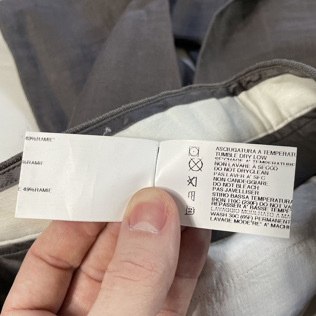 Rick Owens Hemp Trousers Size US 31 - 5 Thumbnail