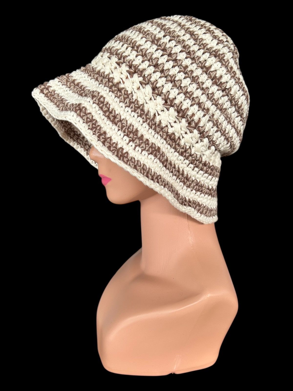 Japanese Brand × Kapital × Vintage Crochet Knitted Handmade Bucket Hats Size ONE SIZE - 1 Thumbnail