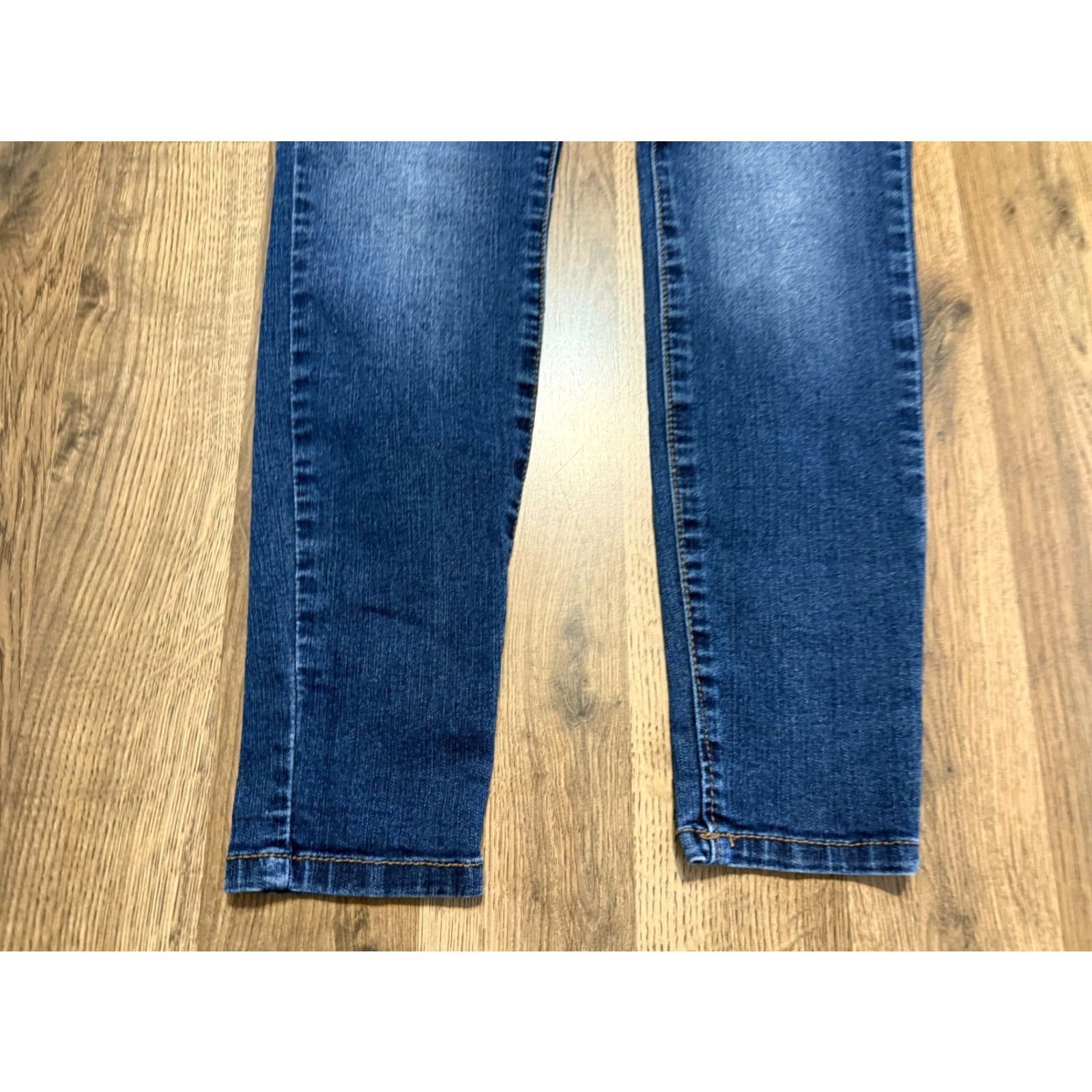 Denime D. Jeans Women's Jeans Blue Denim Skinny Legs Mid Rise Dark Wash Size 8 Size 30" / US 8 / IT 44 - 3 Thumbnail