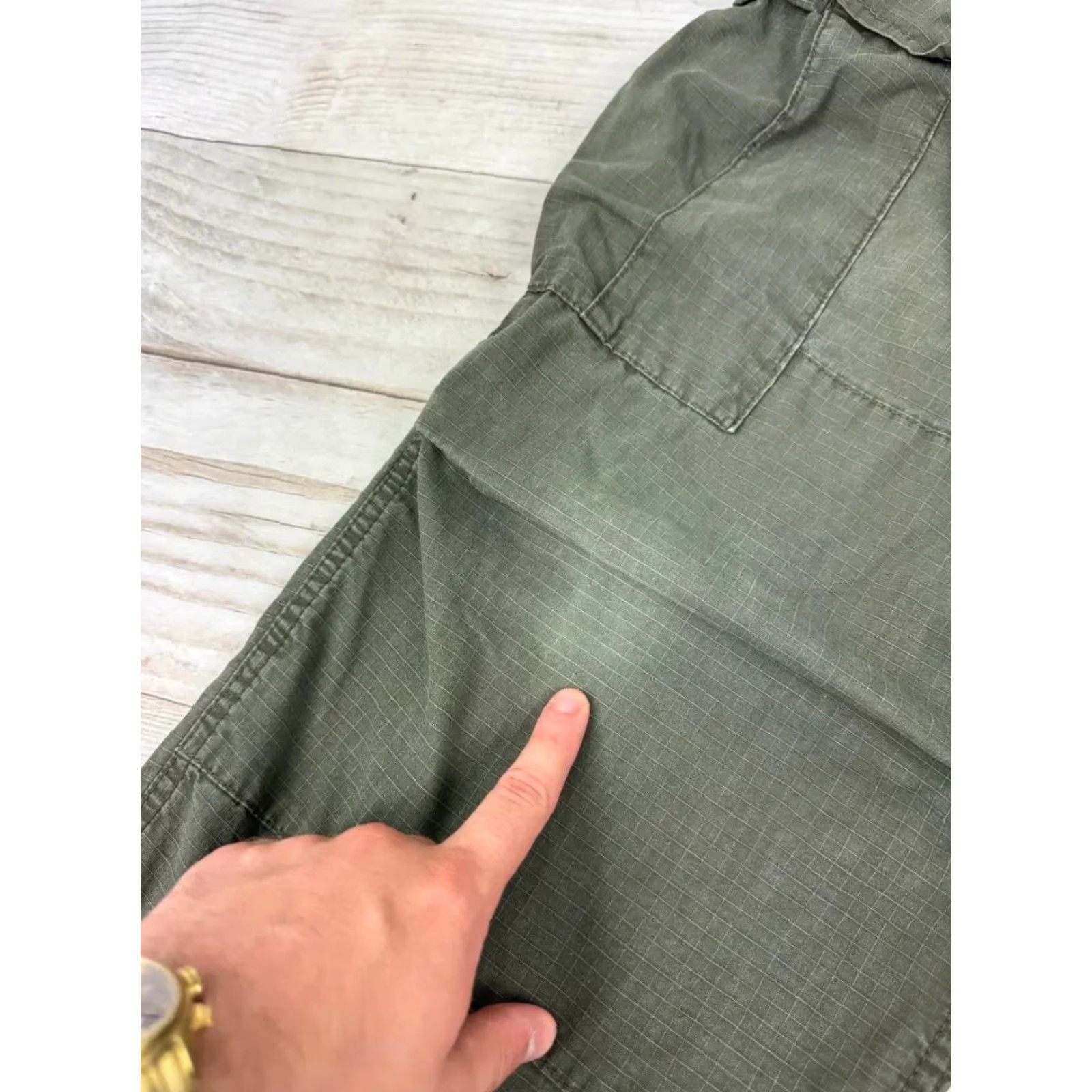 Carhartt VINTAGE Carhartt WIP Cargo Pants Work Distressed 34/32 Green Pants Mens 34/32 Green Cargo Workwear Casual Carhartt WIP Vintage - do not add new info Size US 34 / EU 50 - 7 Thumbnail