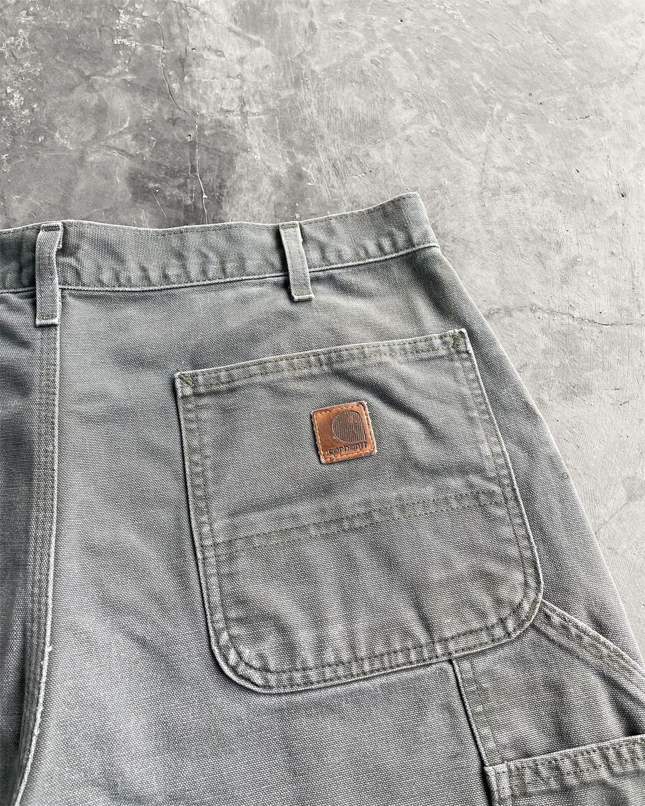Carhartt VINTAGE MOSSGREEN CARHARTT SHORT PANT B25-MOS Size US 36 / EU 52 - 3 Thumbnail