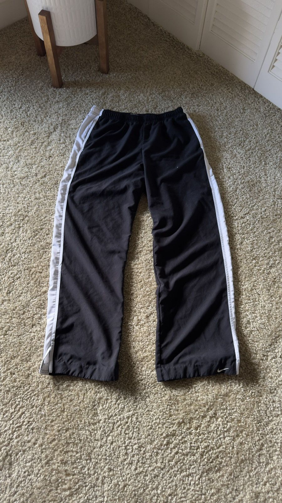 Nike × Vintage Black street pants Size US 30 / EU 46 - 1 Thumbnail