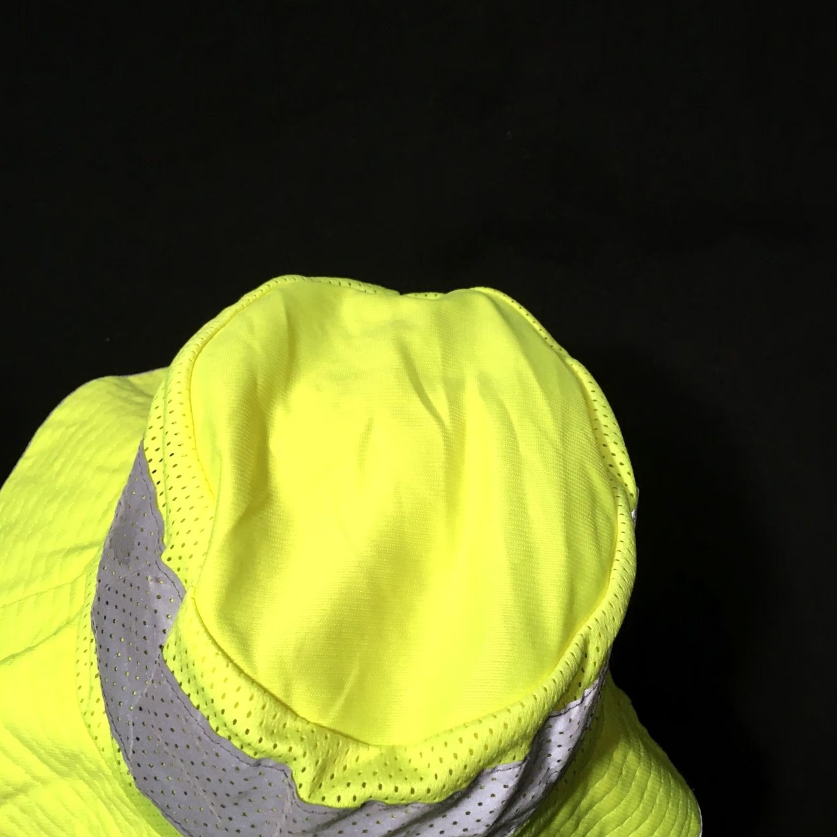 Vintage utility perimeter Ranger Hat HI VIS YELLOW S/M insect repellent Workwear Men Size ONE SIZE - 4 Thumbnail
