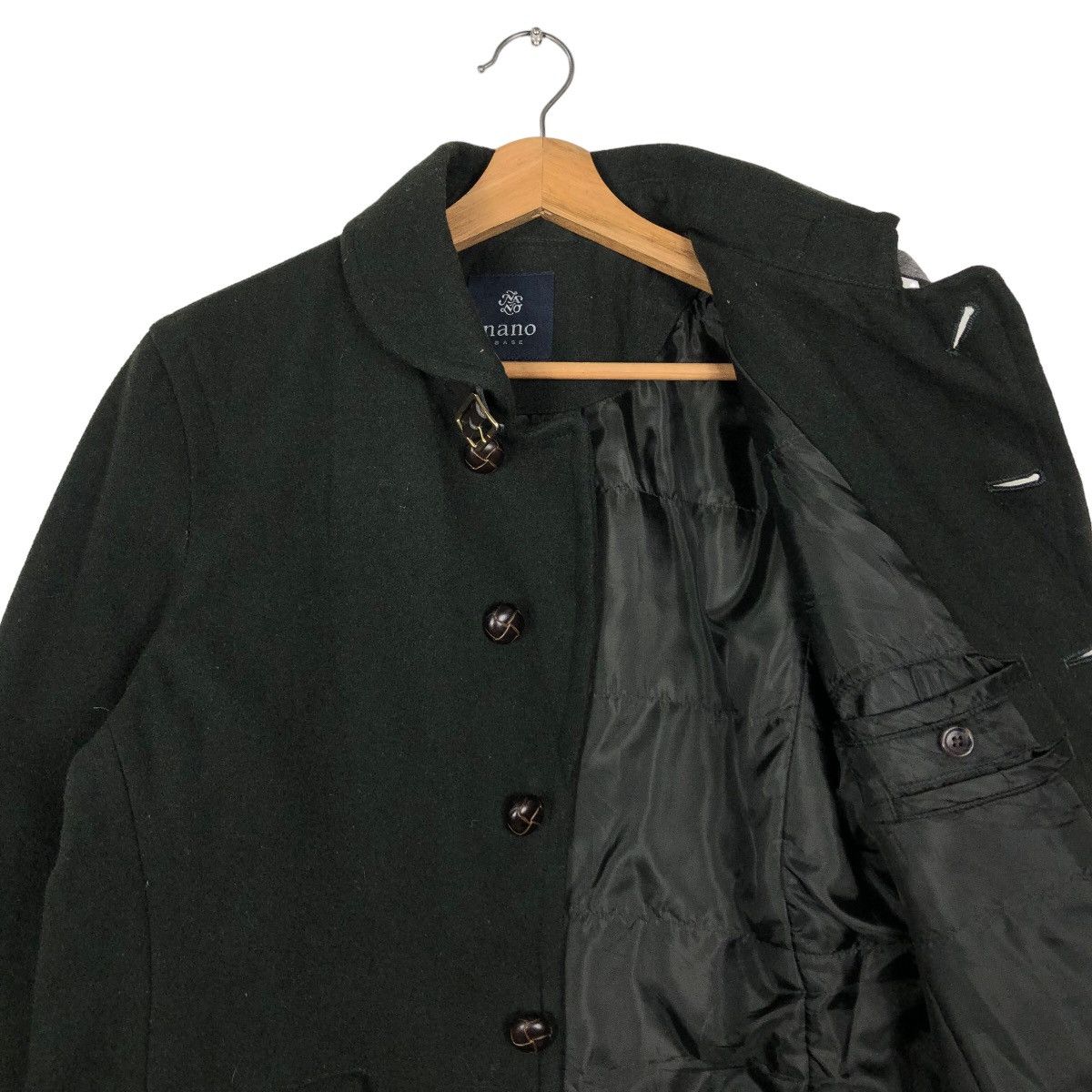 Issey Miyake 🔥Vintage Wool Work Jacket Button Nano Base Japan Made Size US M / EU 48-50 / 2 - 12 Thumbnail