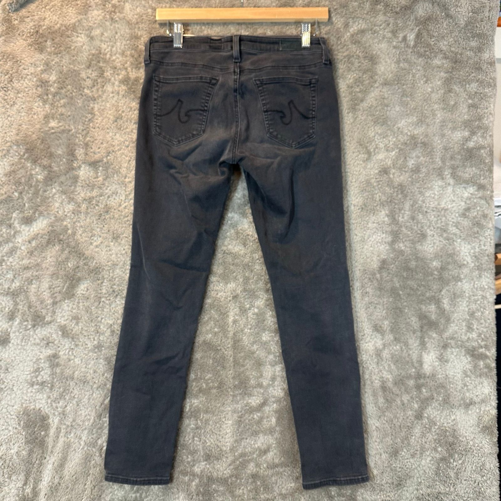 AG Adriano Goldschmied AG Adriano Goldschmied Ankle Skinny Faded Black Jeans 30 Size 30" / US 8 / IT 44 - 2 Thumbnail