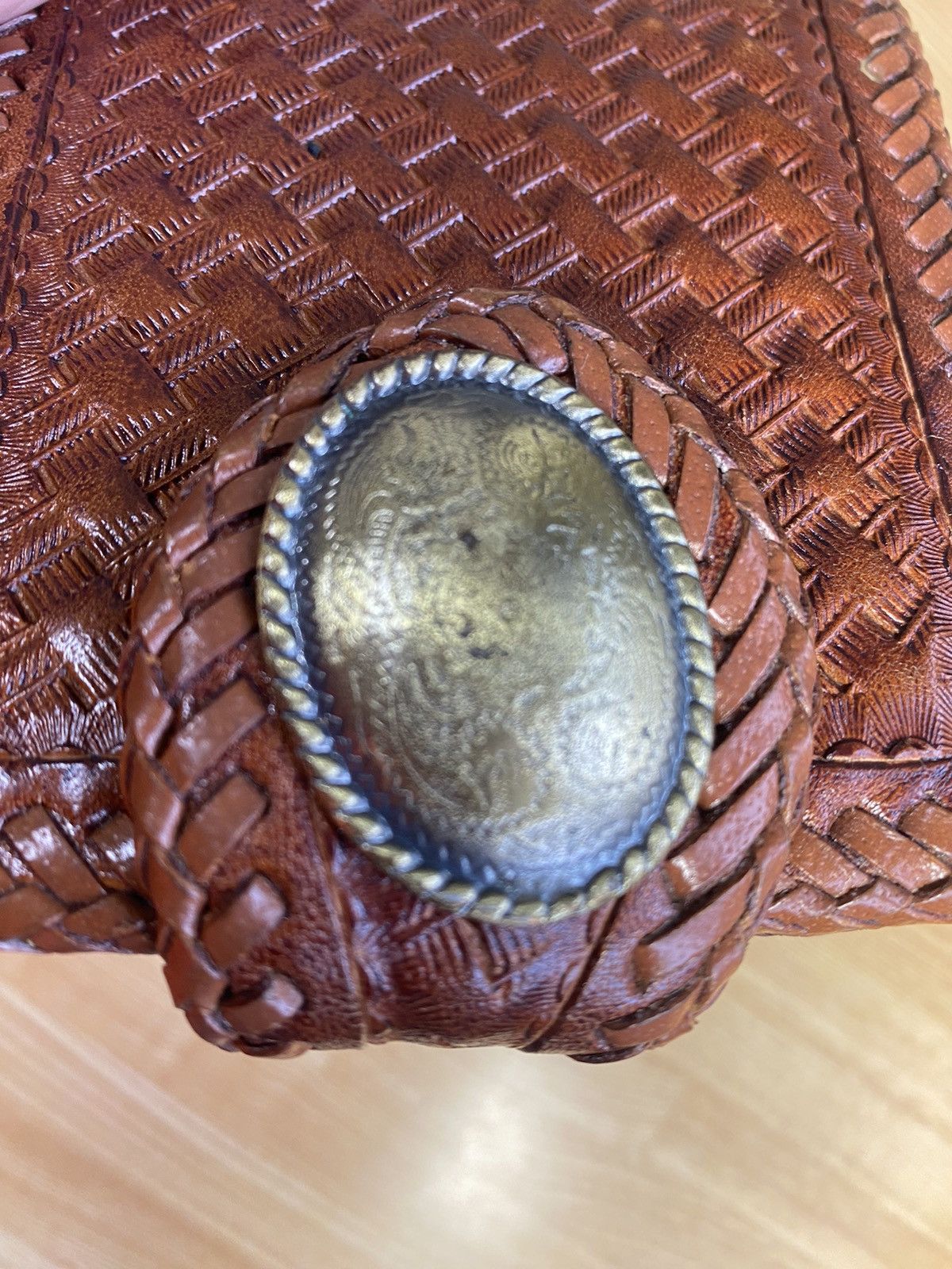 Japanese Brand × Leather × Vintage Leather Bifold Wallet Vintage Look Size ONE SIZE - 3 Thumbnail