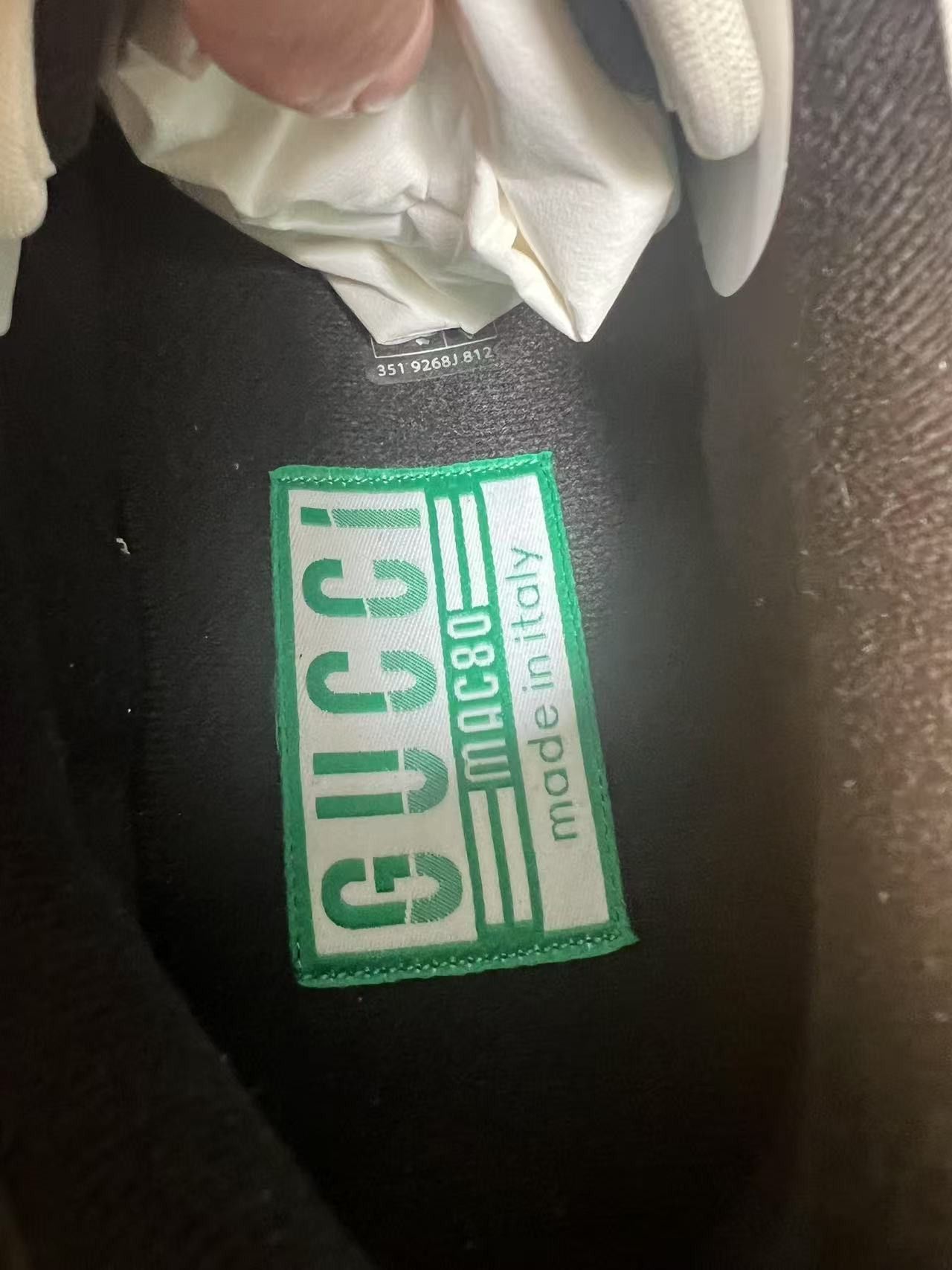 Gucci Gucci MAC80 Sneaker 'Off White Black' Size US 12 / EU 45 - 3 Thumbnail