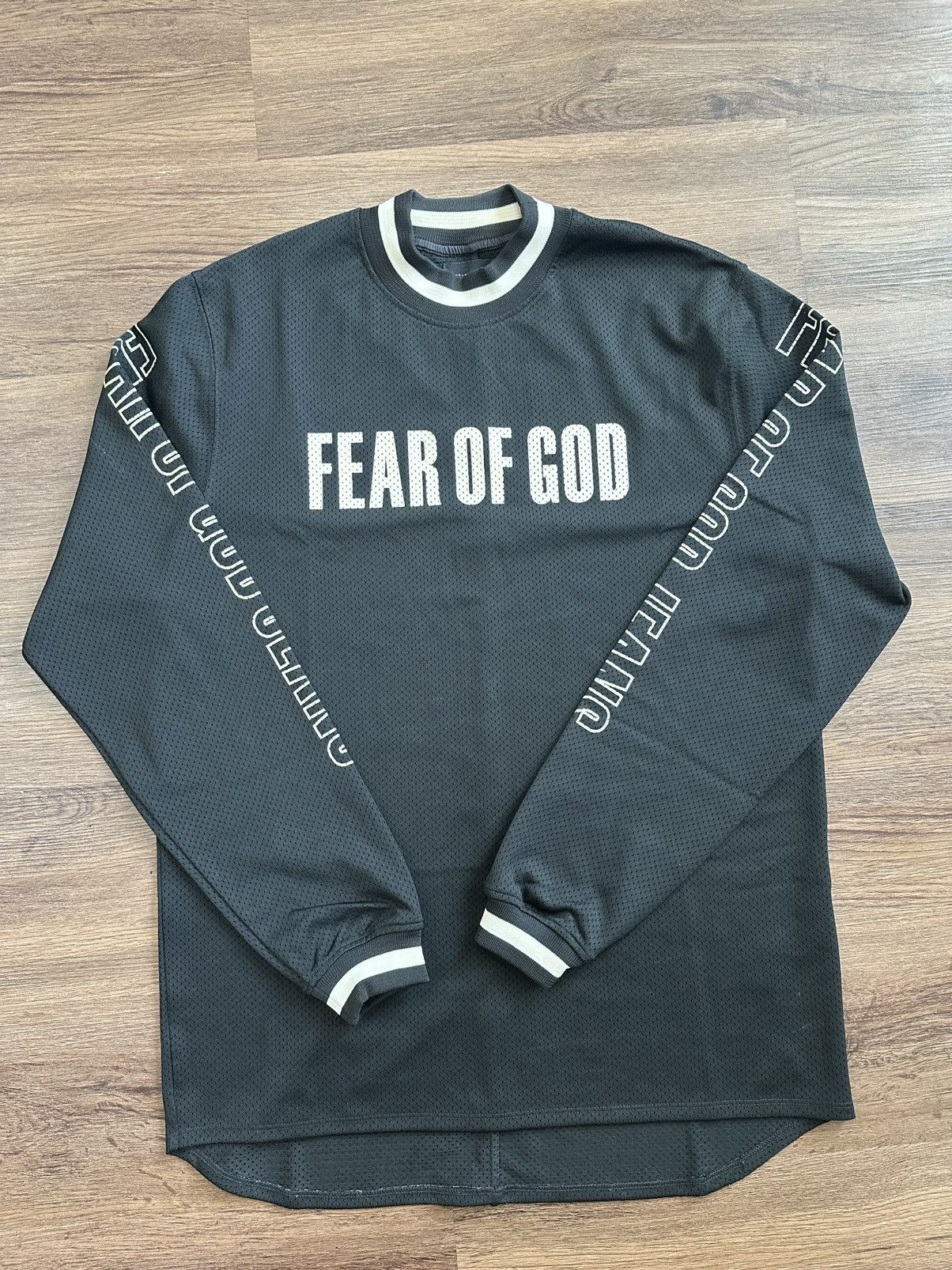 【破格】FEAR OF GOD Mesh Motocross FOG × Fear of God Fear Of God Mesh Motocross Jersey | Grailed