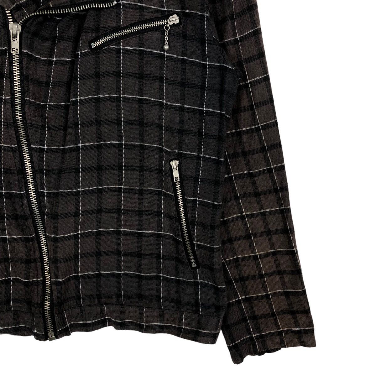 Hysteric Glamour 🔥Double Breast Biker Jacket Tartan Design Japan Made Sadri Size US L / EU 52-54 / 3 - 5 Thumbnail