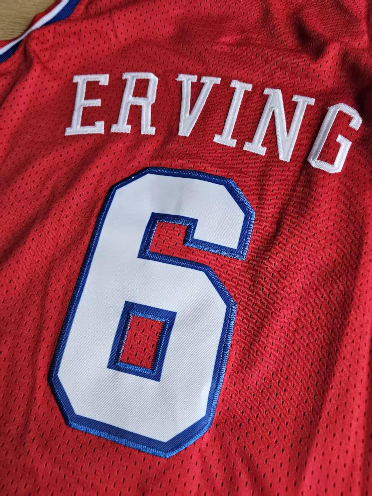 NBA 76ers #6 Julius Erving Jersey Size US XL / EU 56 / 4 - 3 Thumbnail