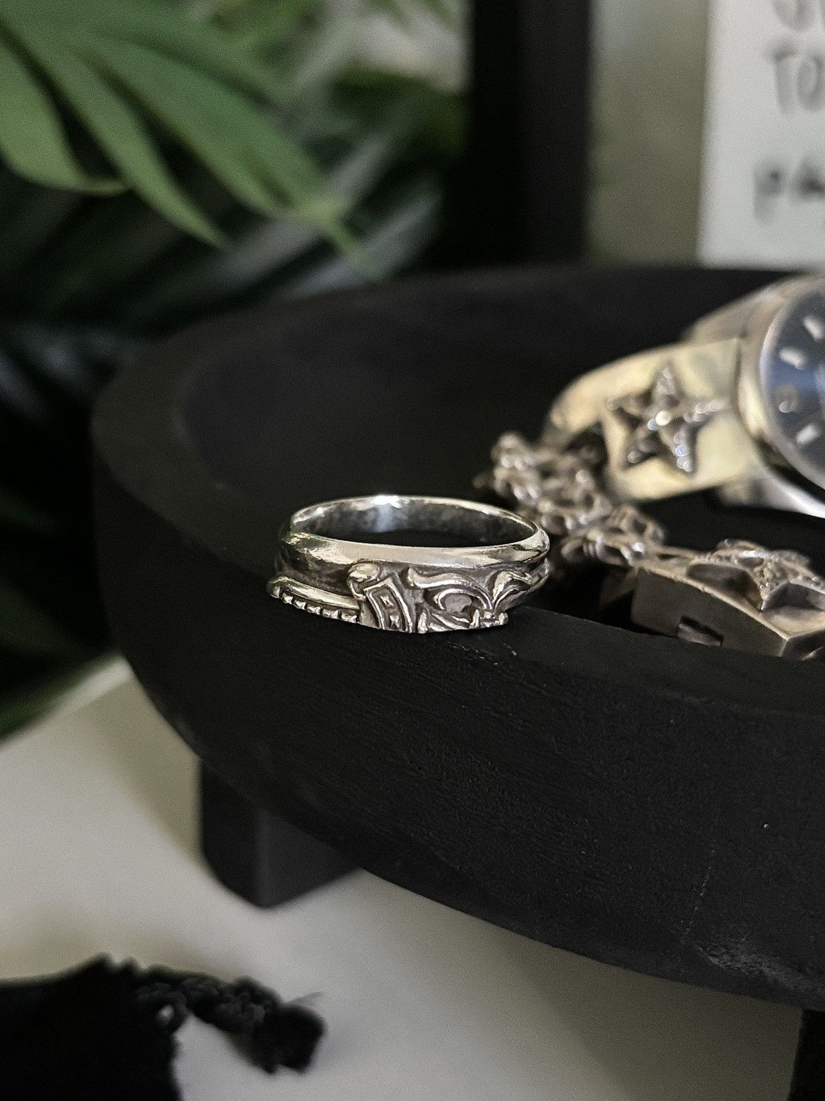Chrome Hearts 🔪 HALF CUT DAGGER RING | Grailed