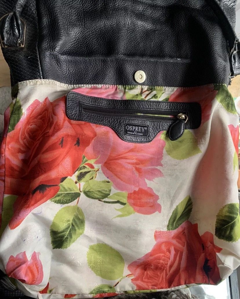 Osprey Osprey Leather floral lining Handbag RRP: £165 Size ONE SIZE - 9 Thumbnail