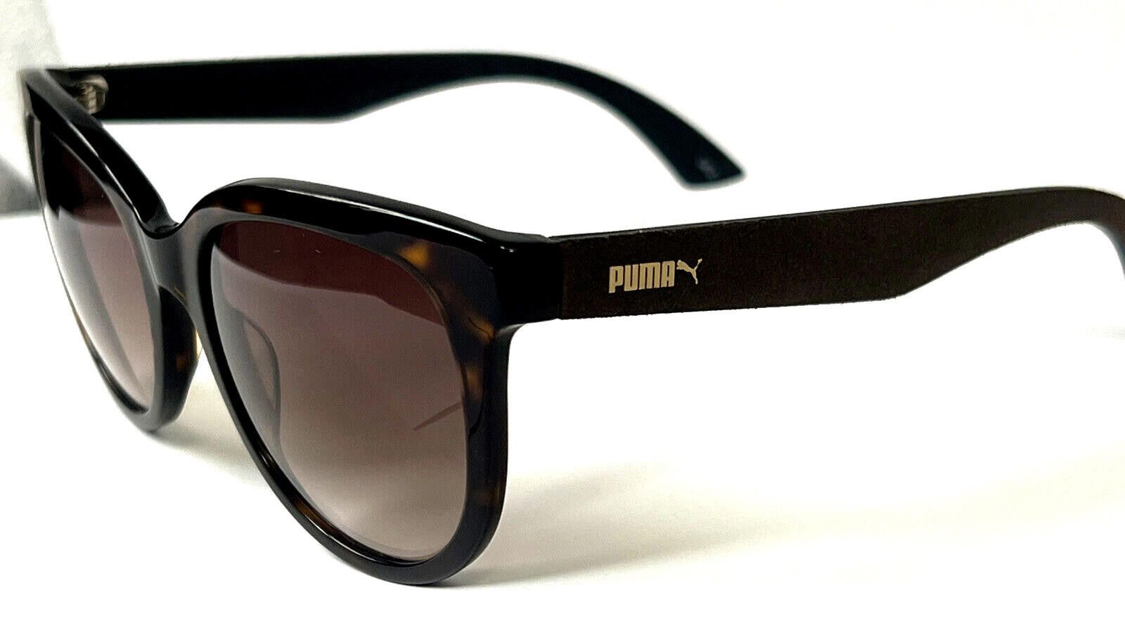 Puma Puma PU0041S 002 Avana Suede Round Sunglasses 54-20 140 New Size ONE SIZE - 10 Thumbnail