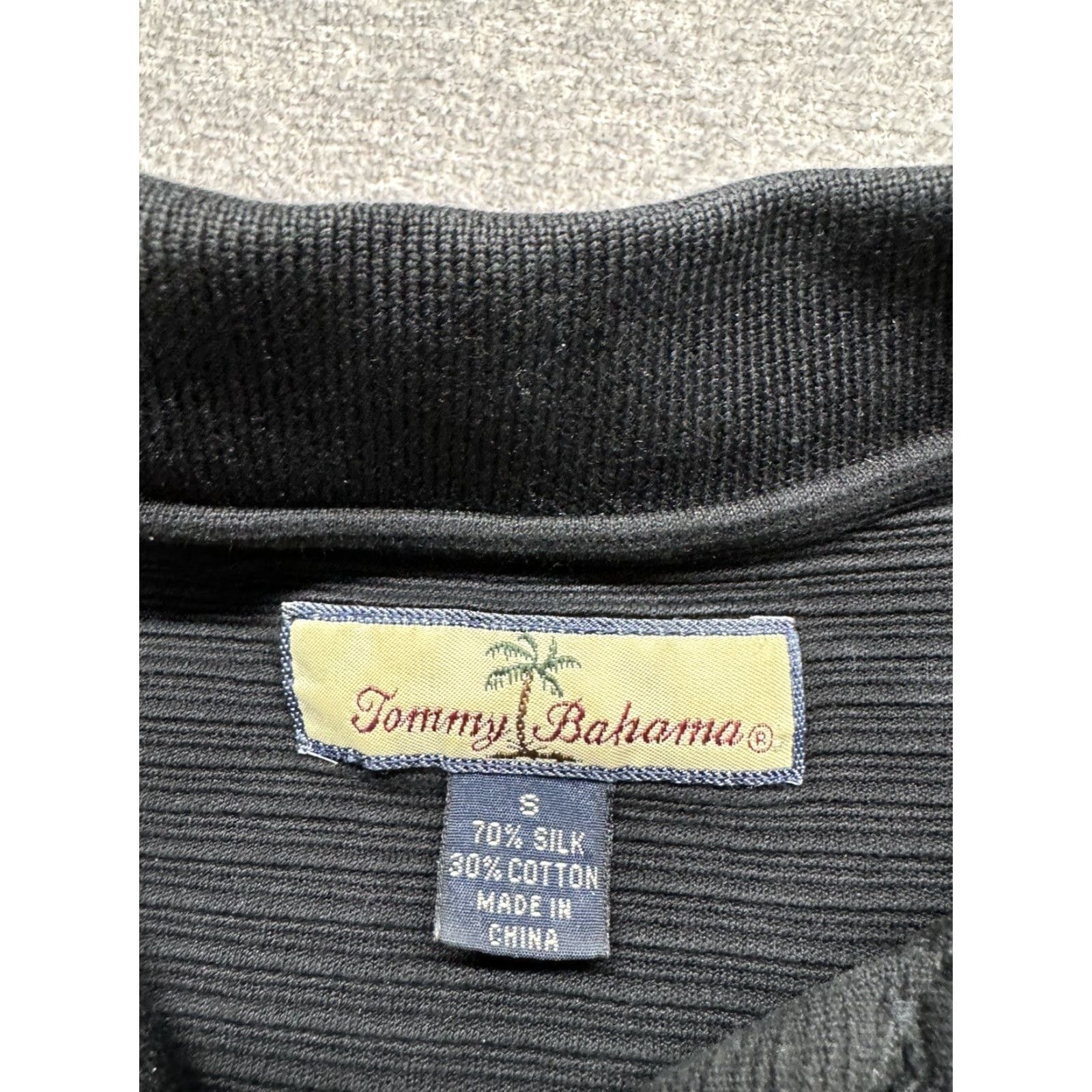 Tommy Bahama Tommy Bahama Polo Shirt Mens Small Black Outdoors Logo Golf Golfer Polo Shirt Mens Black Outdoor Golf Size US S / EU 44-46 / 1 - 4 Thumbnail