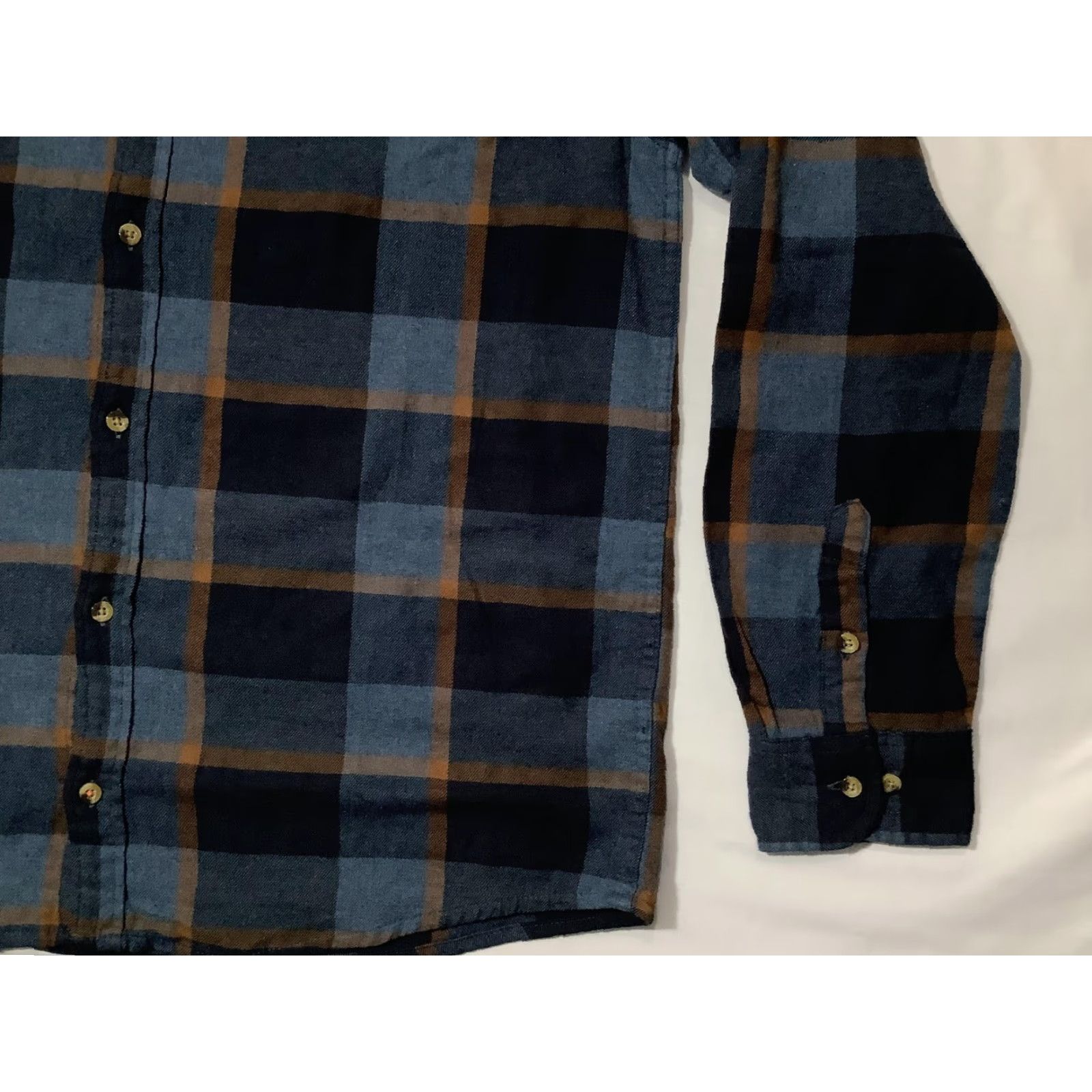 Vintage Wildcraft Shirt Mens 2XL Blue Brown Plaid Button Front Long Sleeve Cotton Size US XXL / EU 58 / 5 - 4 Thumbnail