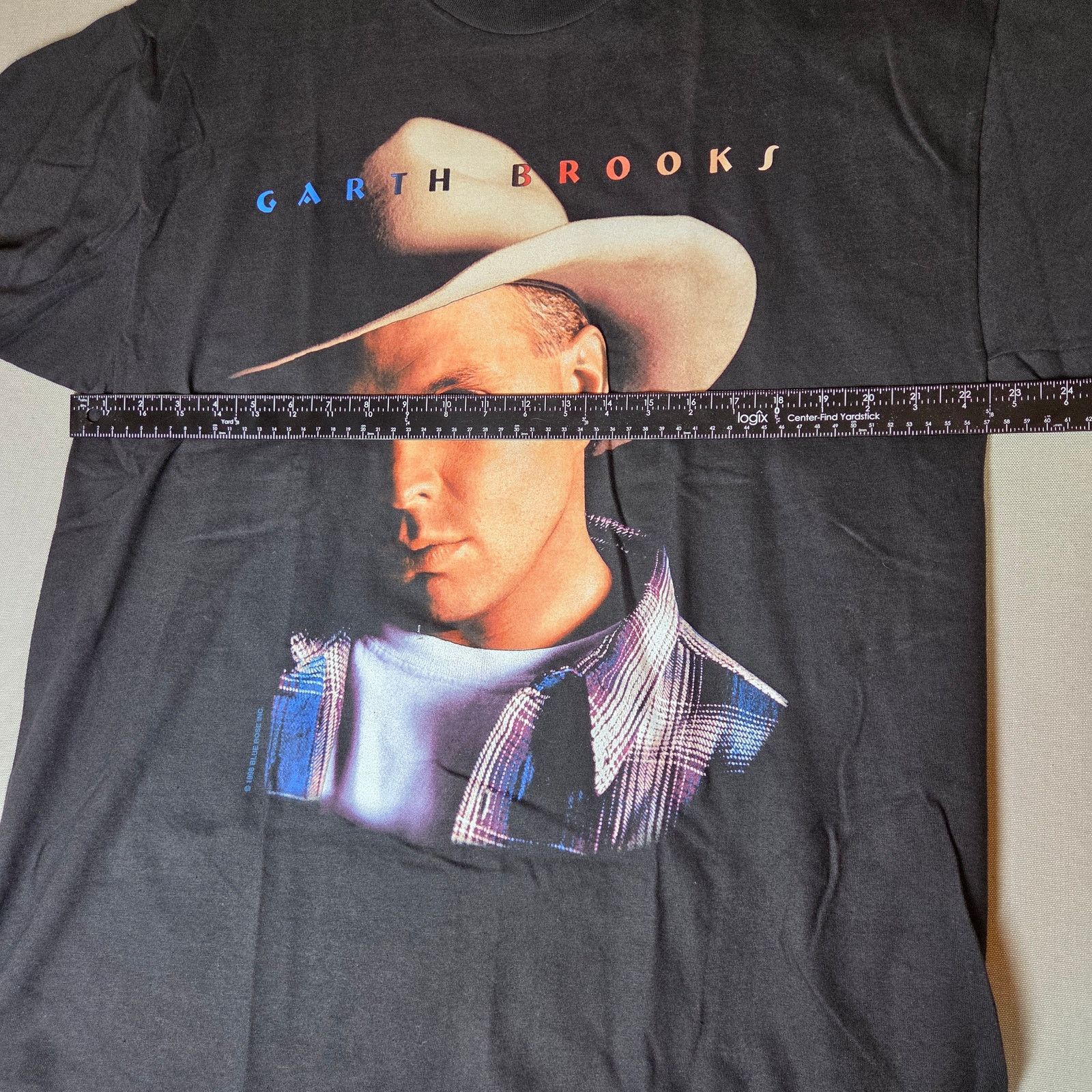 Hanes Garth Brooks 1993 Blue Rose Tour Shirt XL Vintage Tee Size US XL / EU 56 / 4 - 10 Thumbnail