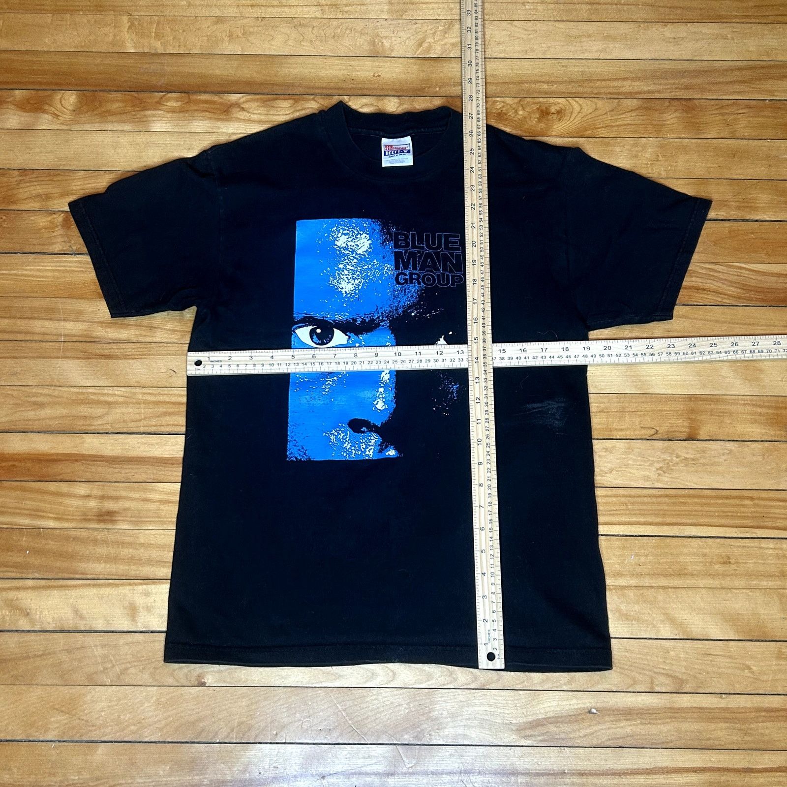 Hanes Y2K Blue Man Group T-Shirt Medium Size US XL / EU 56 / 4 - 5 Thumbnail