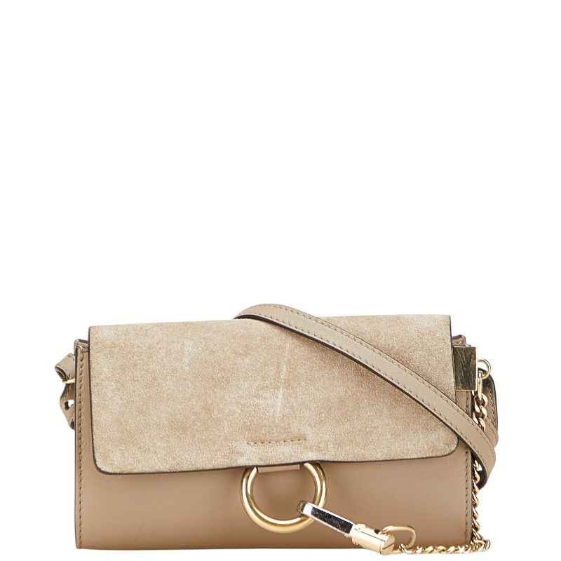 Chloe Chloe Chloe Faye Leather Suede Shoulder Bag Leather Crossbody Bag DUTY FREE for USA Size ONE SIZE - 1 Thumbnail