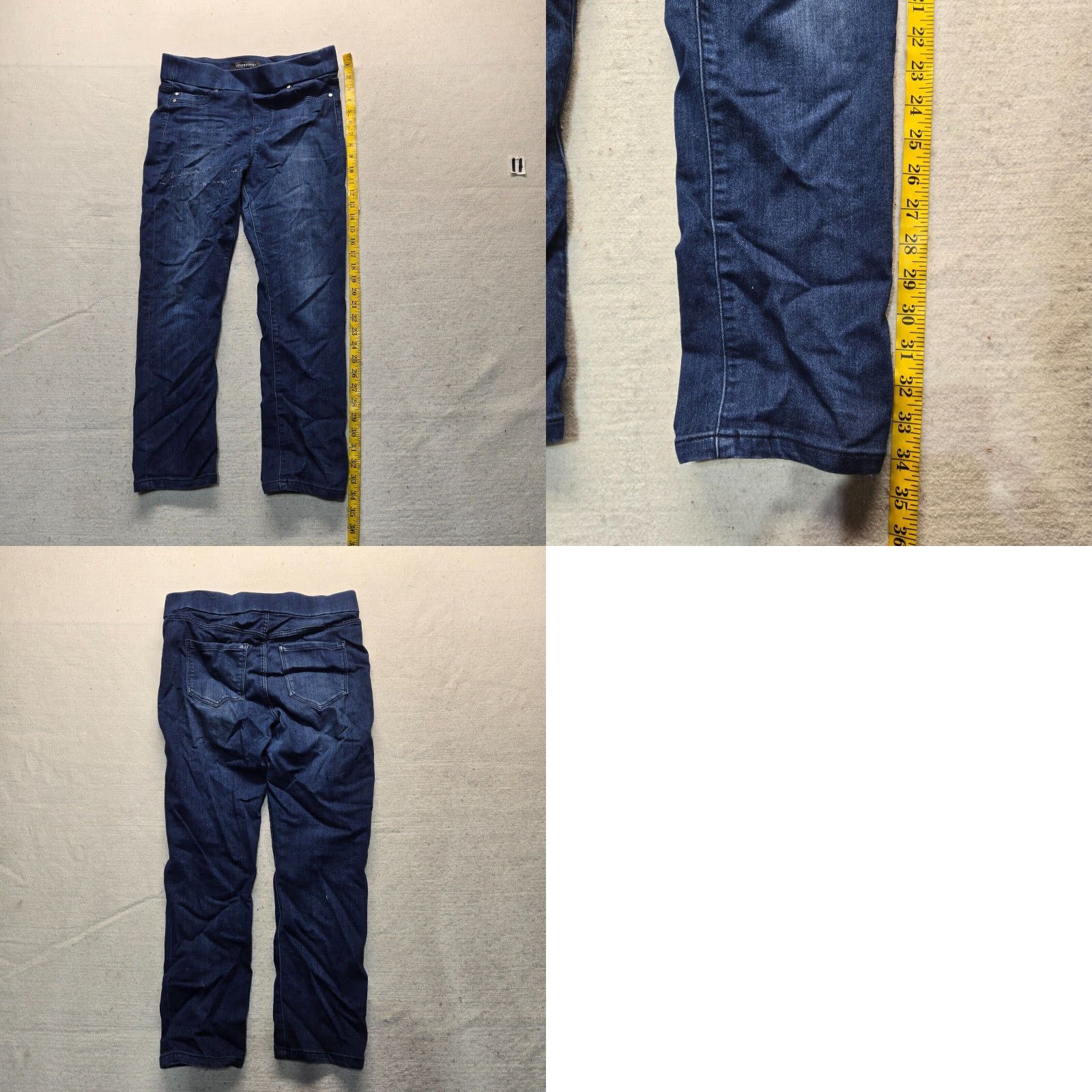 Vintage Liverpool Dark Wash Blue Mid Rise Straight Leg Jeans Women's Size 6 Size 28" / US 6 / IT 42 - 8 Thumbnail