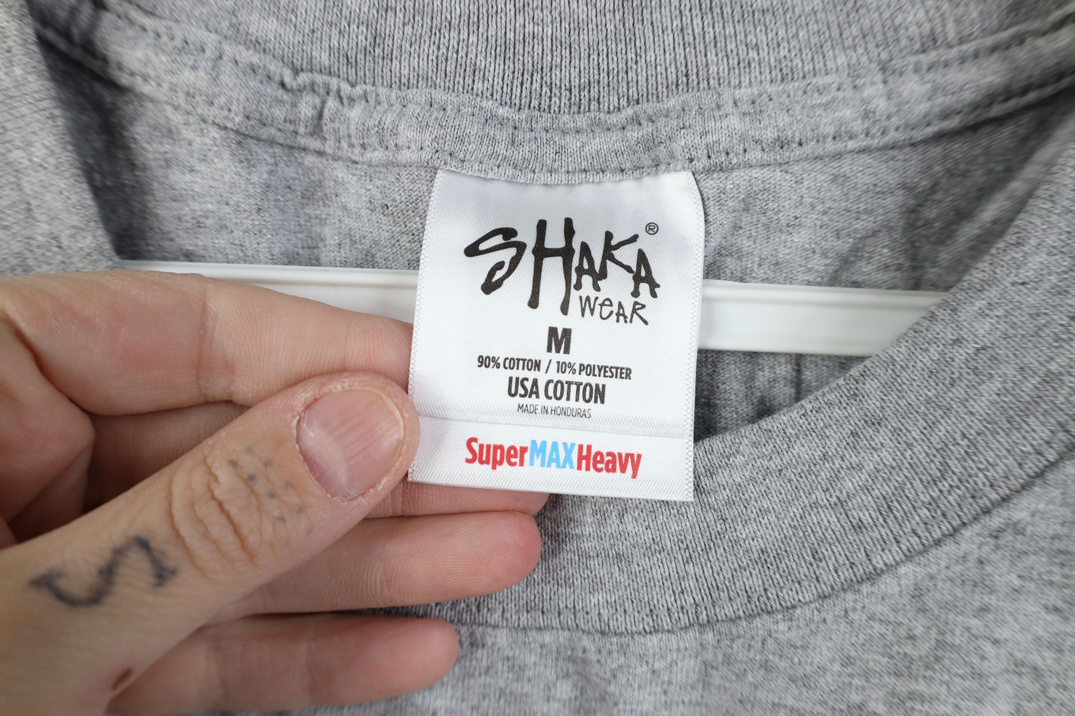 Vintage Vintage Y2K Streetwear Cotton T-Shirt Heather Gray Size US M / EU 48-50 / 2 - 4 Thumbnail
