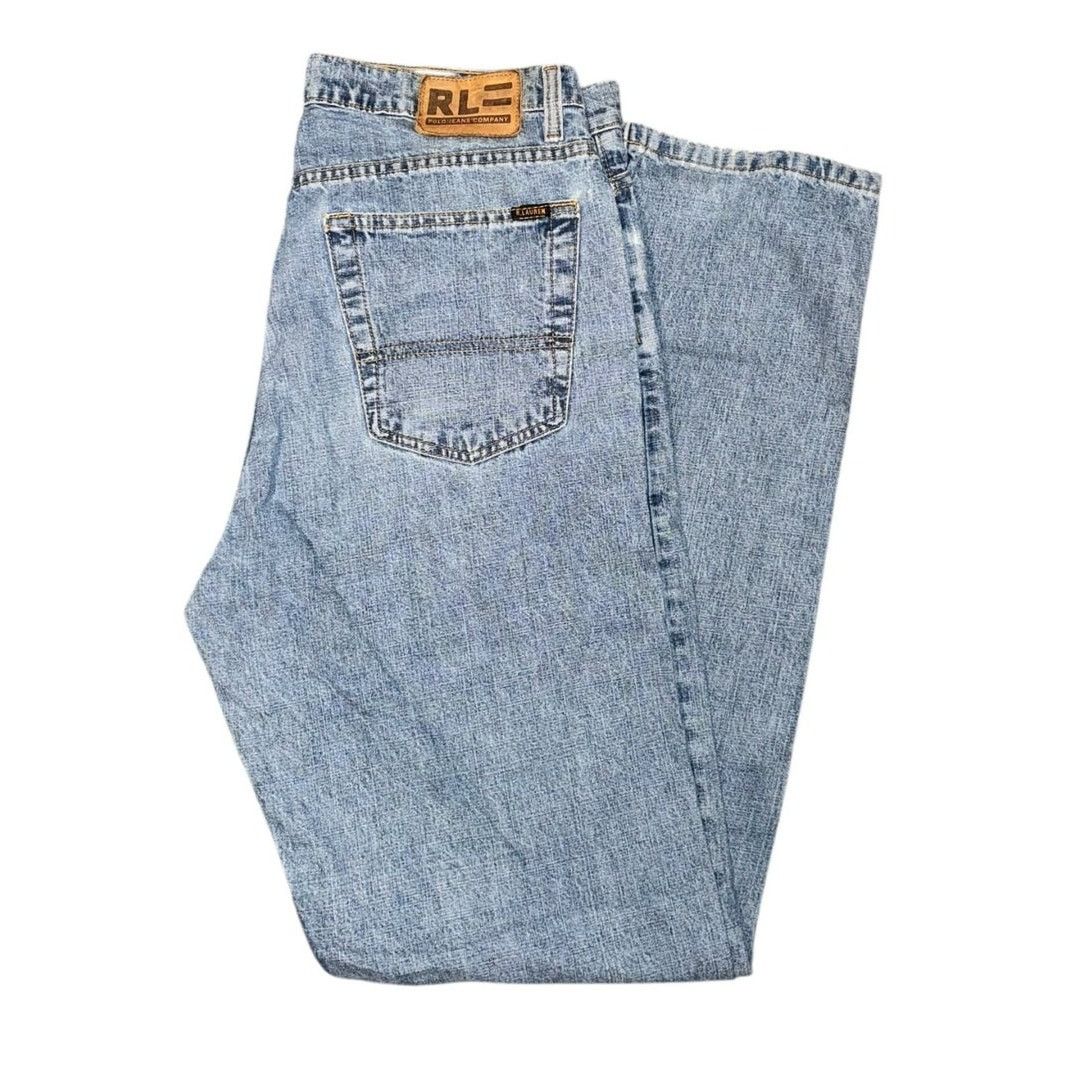 Ralph Lauren Polo Jeans Co Ralph Lauren RL Straight Leg Denim Jeans 36x28 Size US XL / EU 56 / 4 - 2 Thumbnail