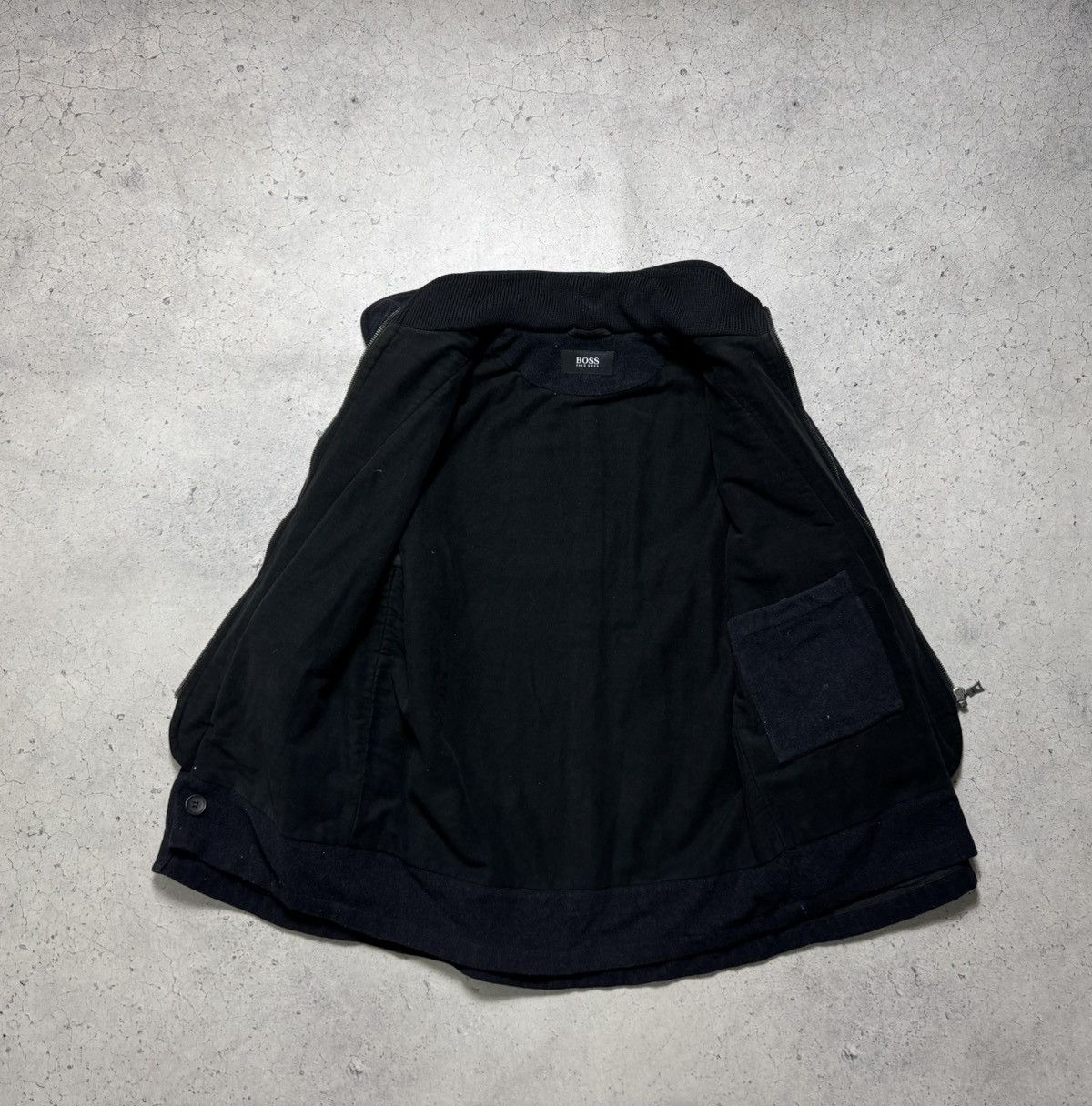 Hugo Boss Hugo Boss Wool Coat Jacket Black Vintage Size US XL / EU 56 / 4 - 9 Thumbnail
