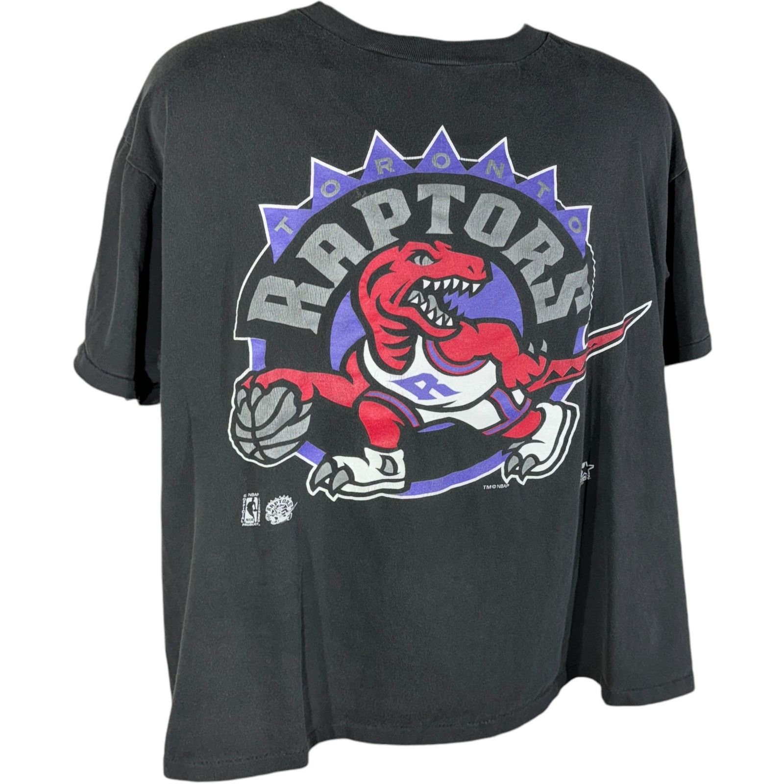 Starter Vintage Starter Toronto Raptors Logo NBA Tee 90s Size US L / EU 52-54 / 3 - 4 Thumbnail