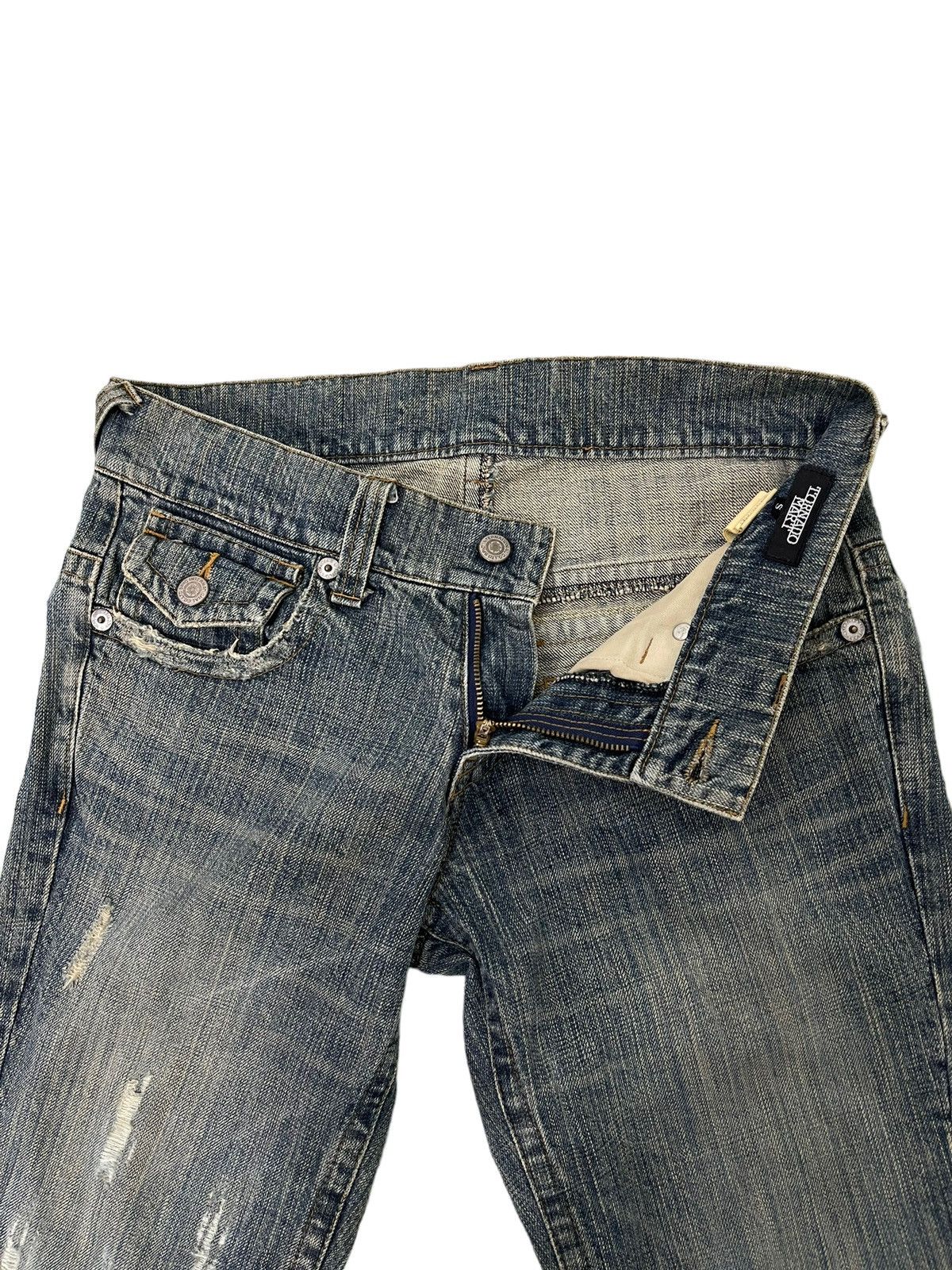 Tornado Mart Flare Jeans Tornado Mart Distress Low Rise Boot Cut 6🟦5 Size US 30 / EU 46 - 10 Thumbnail