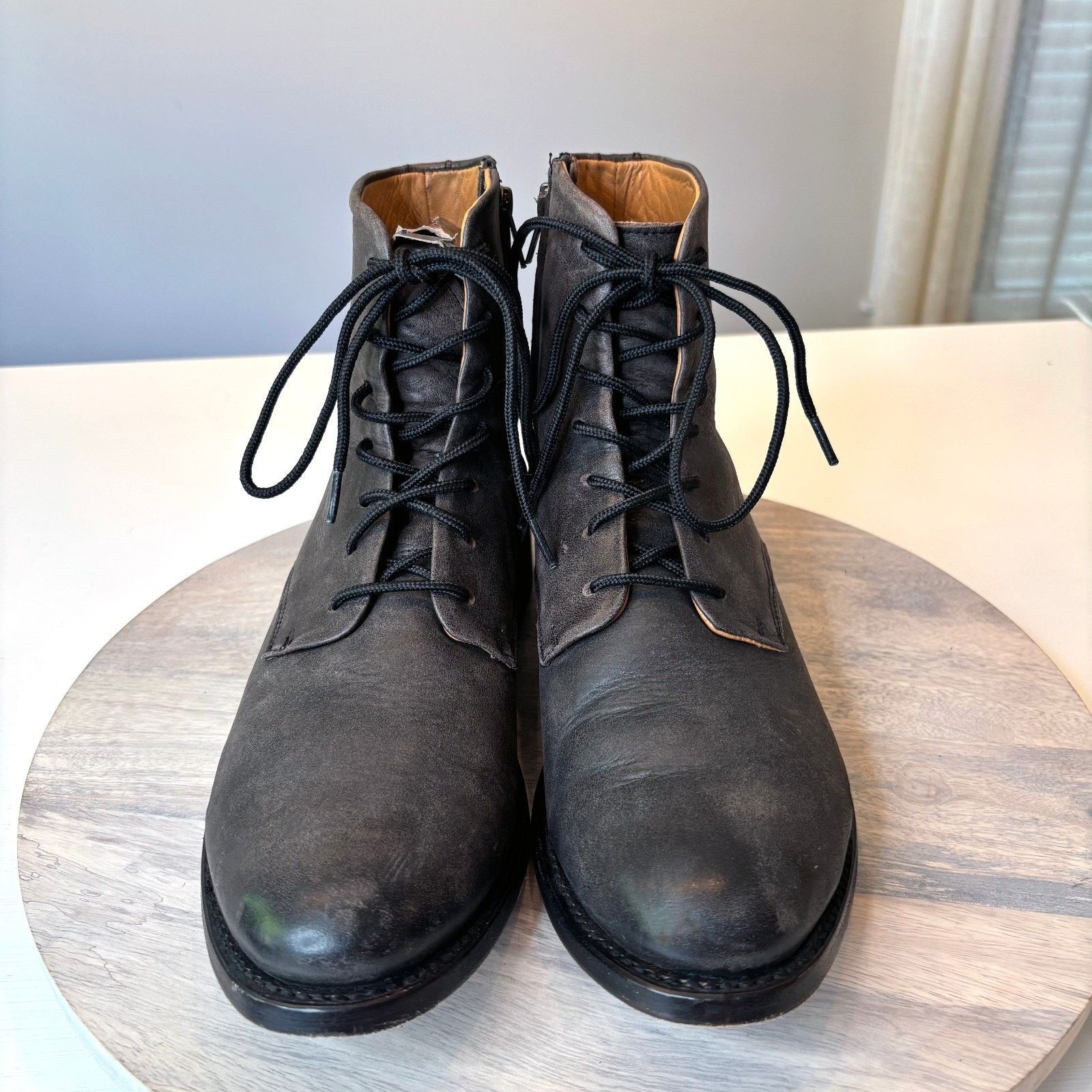 FREEBIRD Freebird Paxton Lace Up Ankle Boots Gray Leather Men’s 11 Size US 11 / EU 44 - 4 Thumbnail