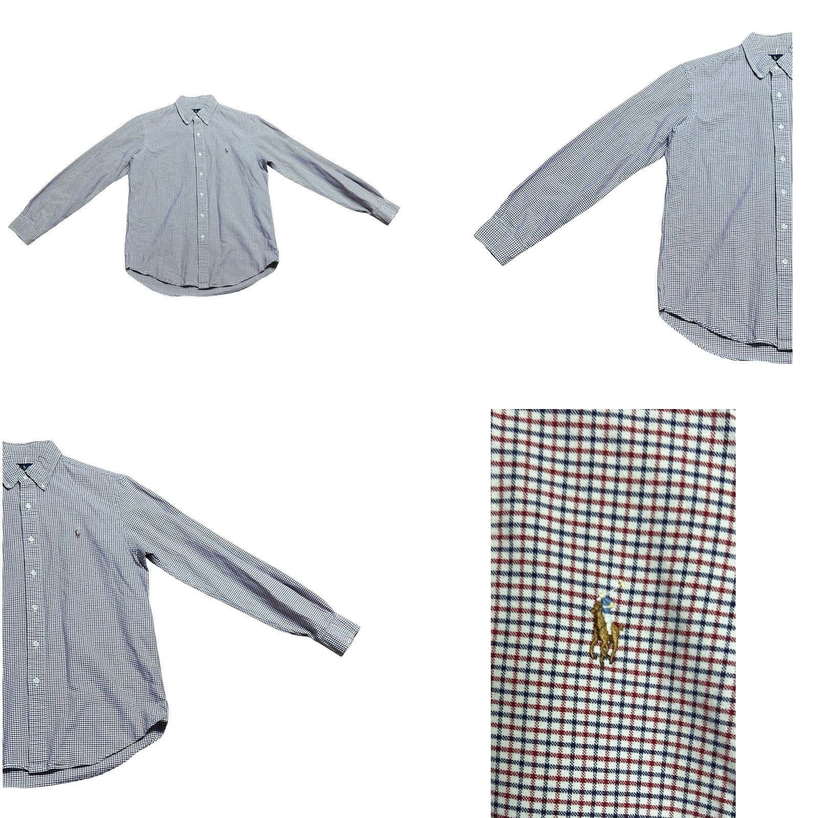 Ralph Lauren Ralph Lauren Men's Button-Down Shirt Lot Of 2 Sz Medium Blue Plaid Long Sleeve Shirt Size US M / EU 48-50 / 2 - 9 Thumbnail