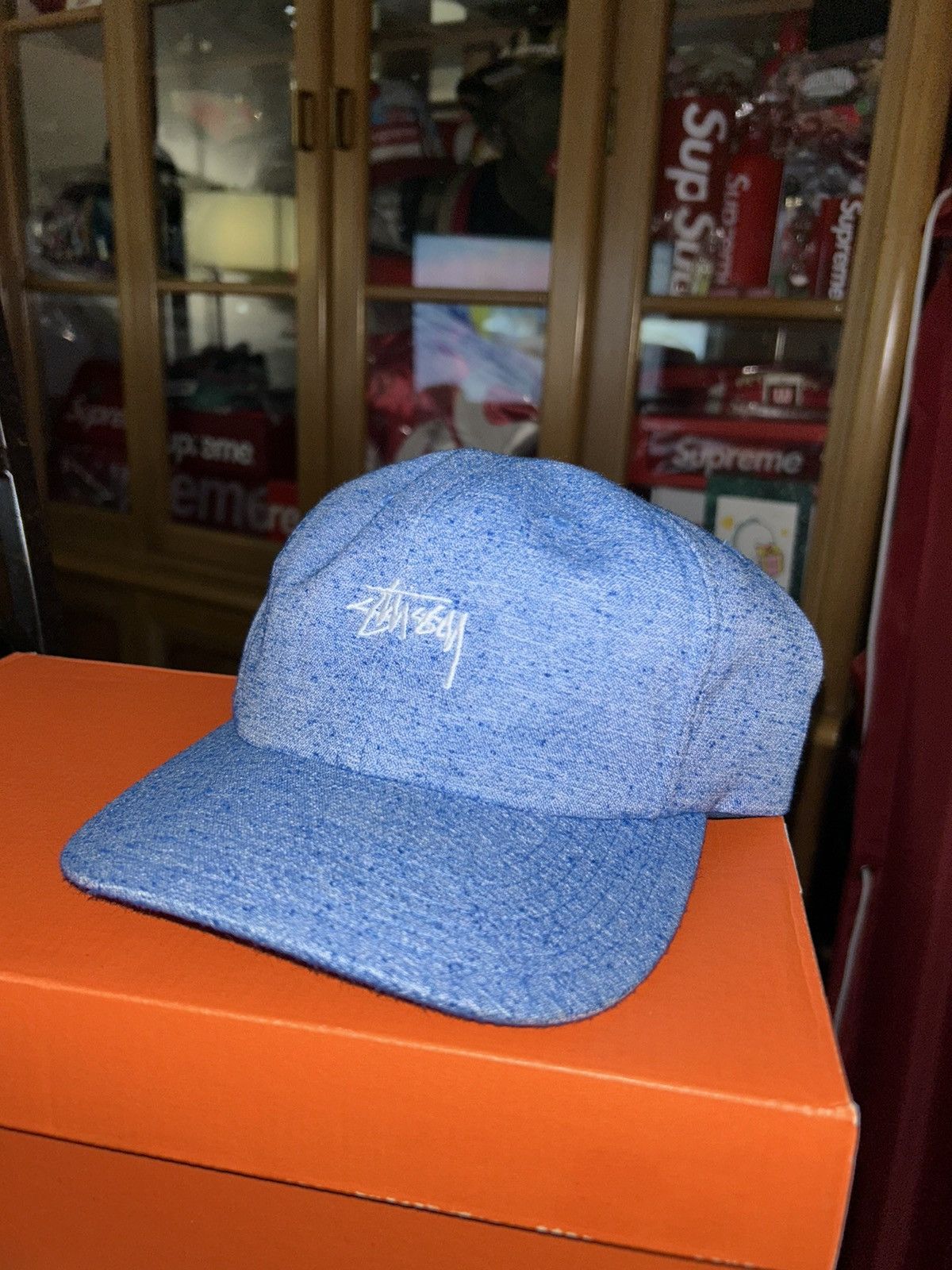 Stussy SAMPLE Stussy Stock Melange Strapback Hat RARE CAP NEW Size ONE SIZE - 8 Thumbnail