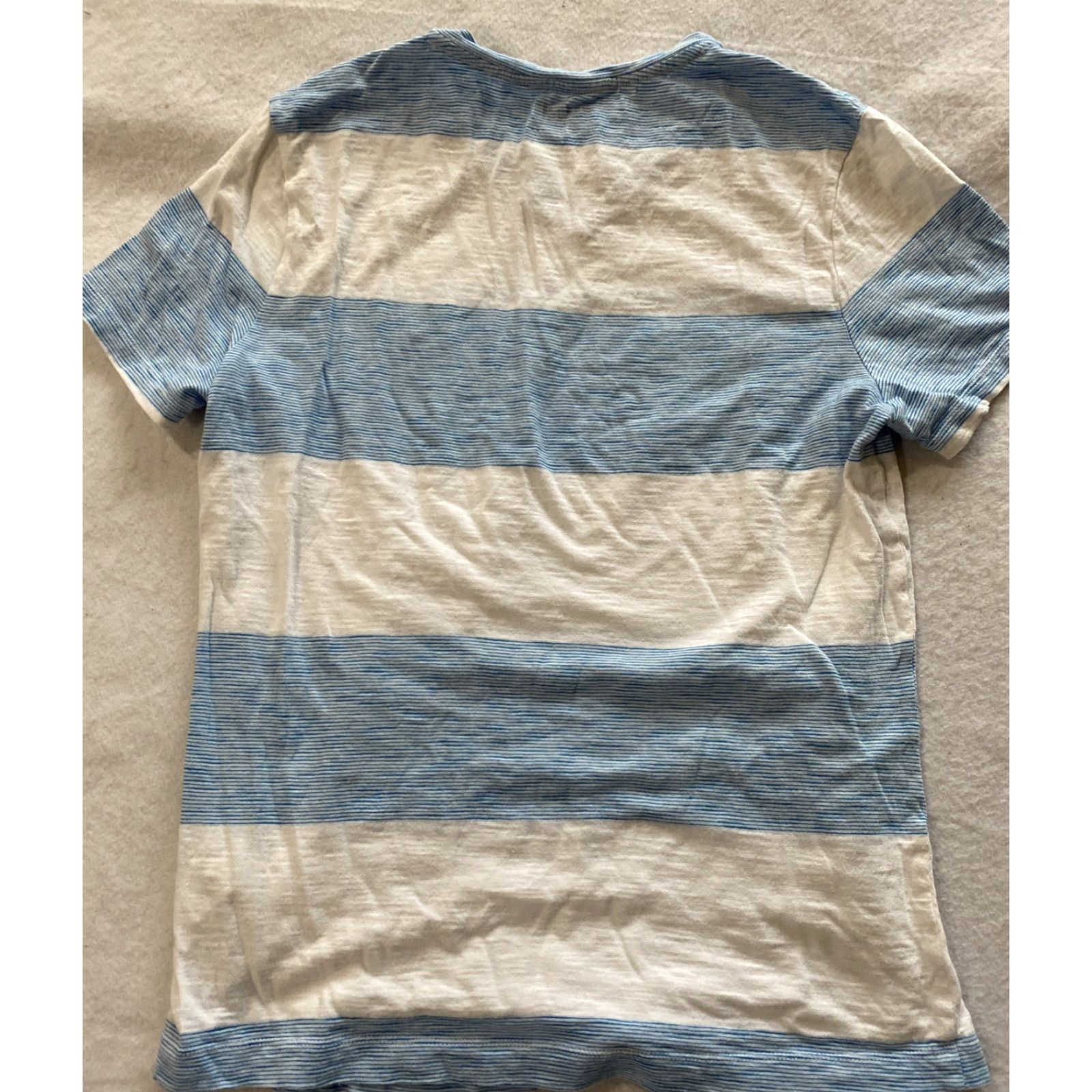 Express Express Women's T-Shirt Short Sleeve Blue V-Neck Size S / 17-21 Size S / US 4 / IT 40 - 5 Thumbnail