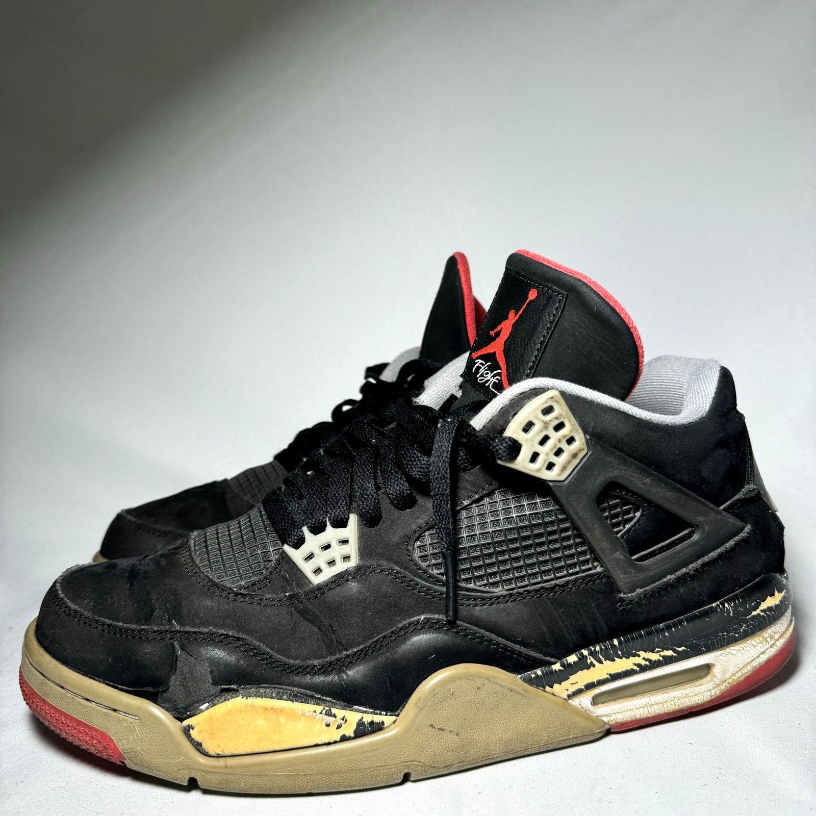 Jordan Brand × Nike Size 12 - Nike Air Jordan 4 Retro Bred 2012 Men's Shoes Size US 12 / EU 45 - 9 Thumbnail