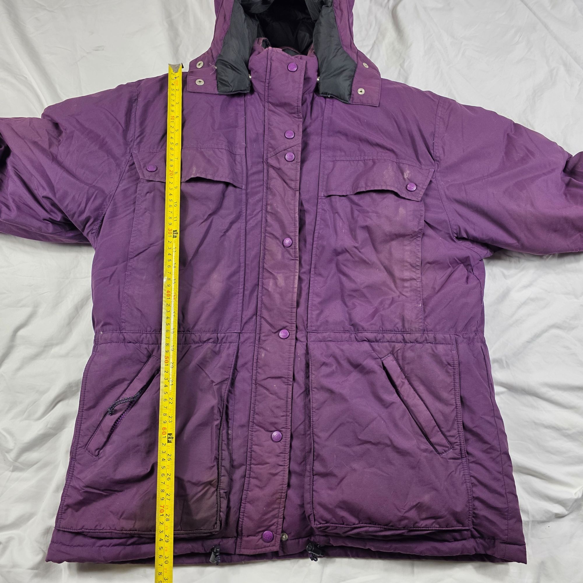Rei REI Purple Down Parka Jacket Womens Size 16 1994 Retro Heavy Size XXL / US 16-18 / IT 52-54 - 9 Thumbnail