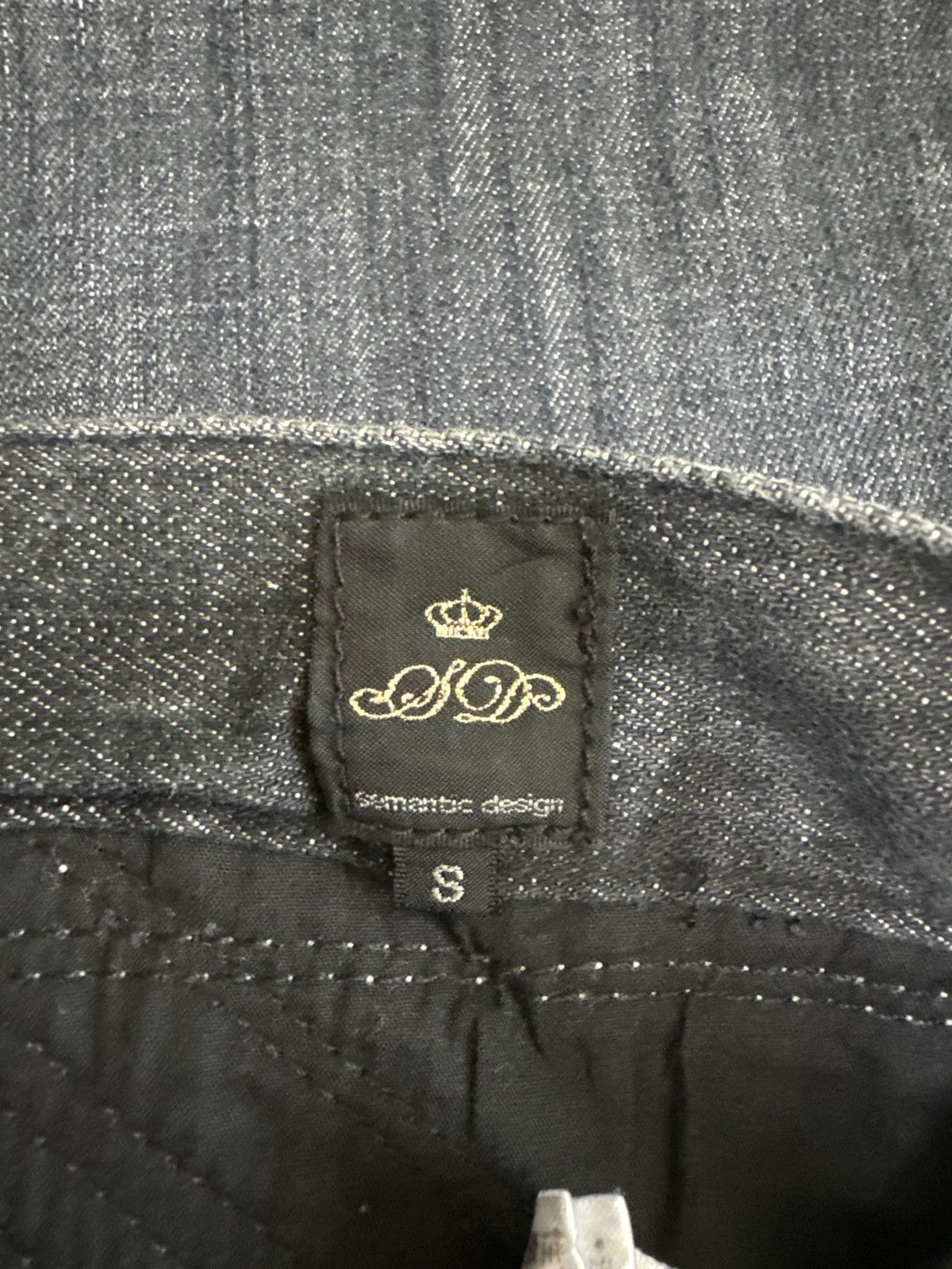 If Six Was Nine SEMANTIC DESIGN DISTRESSED ACID WASH UNDERCOVER PUNK DENIM Size US 30 / EU 46 - 15 Thumbnail