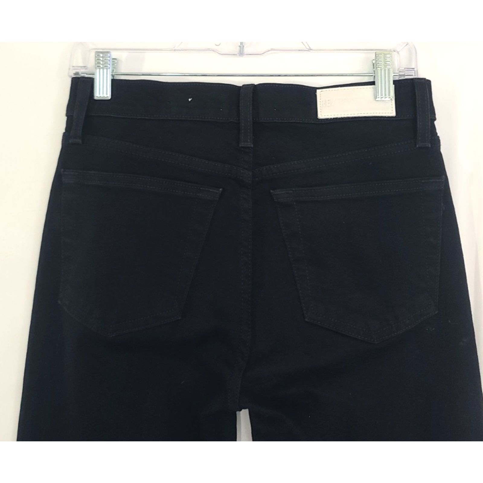RE/DONE Re/Done Originals Black 90s High Rise Loose Jeans 27 X 27 Size 27" / US 4 / IT 40 - 9 Thumbnail