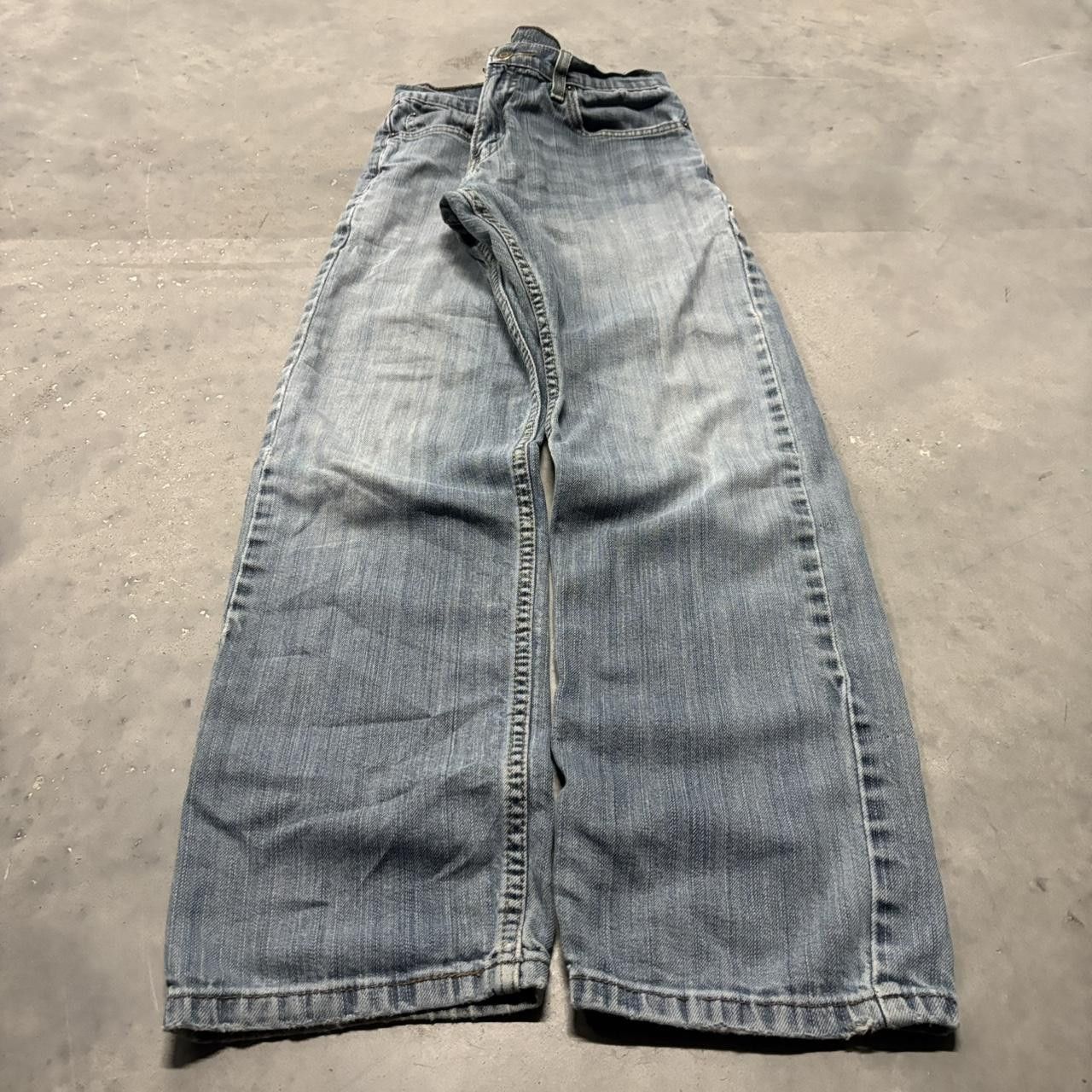 Levi's × Vintage Crazy Vintage Y2K/2000s Grunge Faded Wash Levis Denim Jeans! Size US 28 / EU 44 - 3 Thumbnail