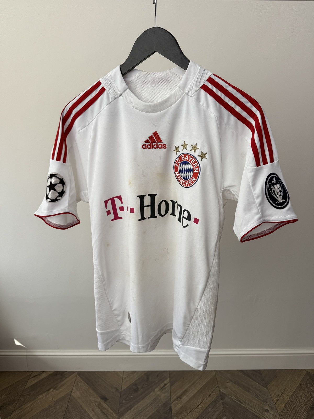 Adidas Vintage BAYERN MUNICH 2008 2009 FOOTBALL KIDS JERSEY ADIDAS Size US S / EU 44-46 / 1 - 1 Thumbnail